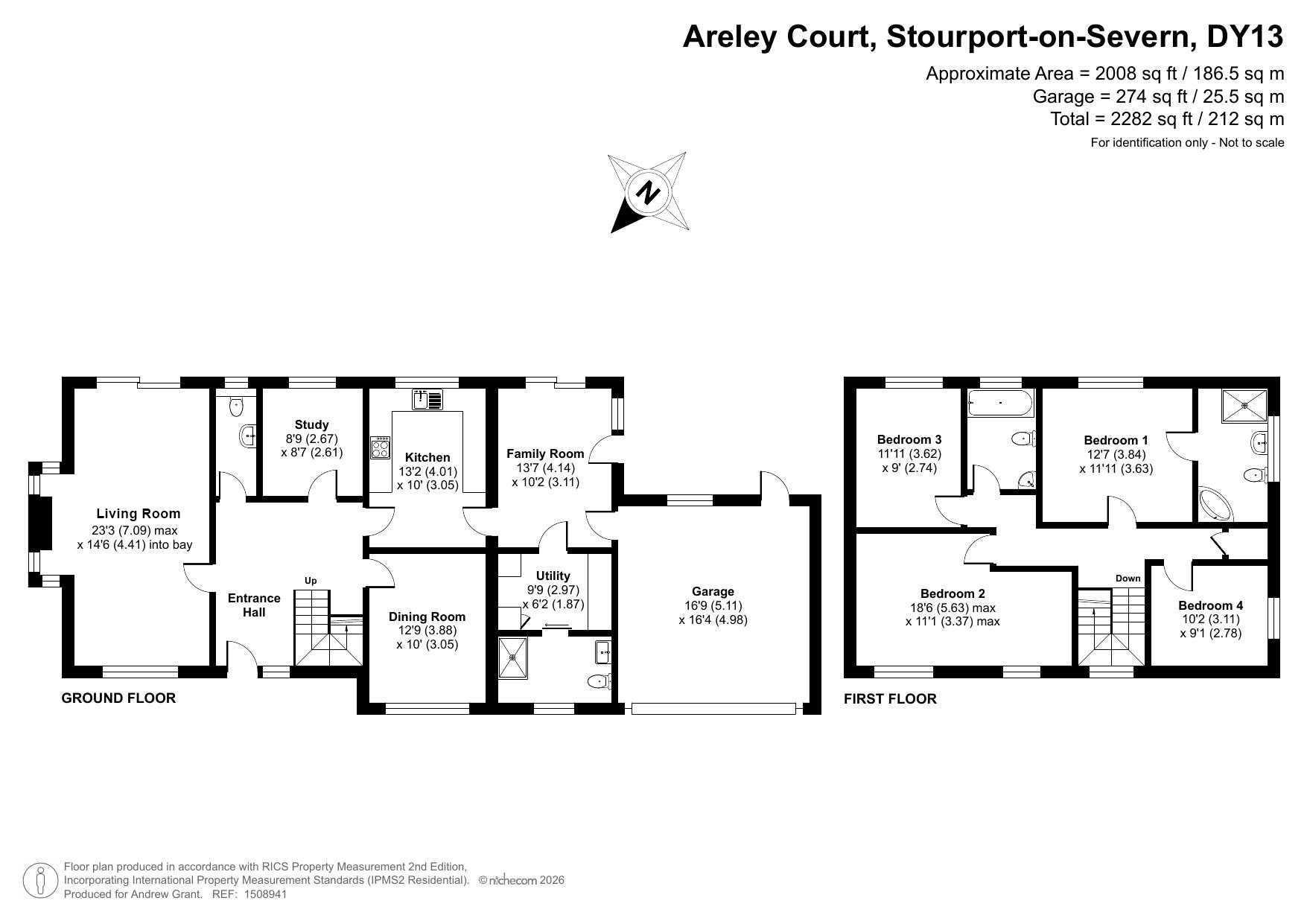 21, Areley Court, Stourport-On-Severn floorplan