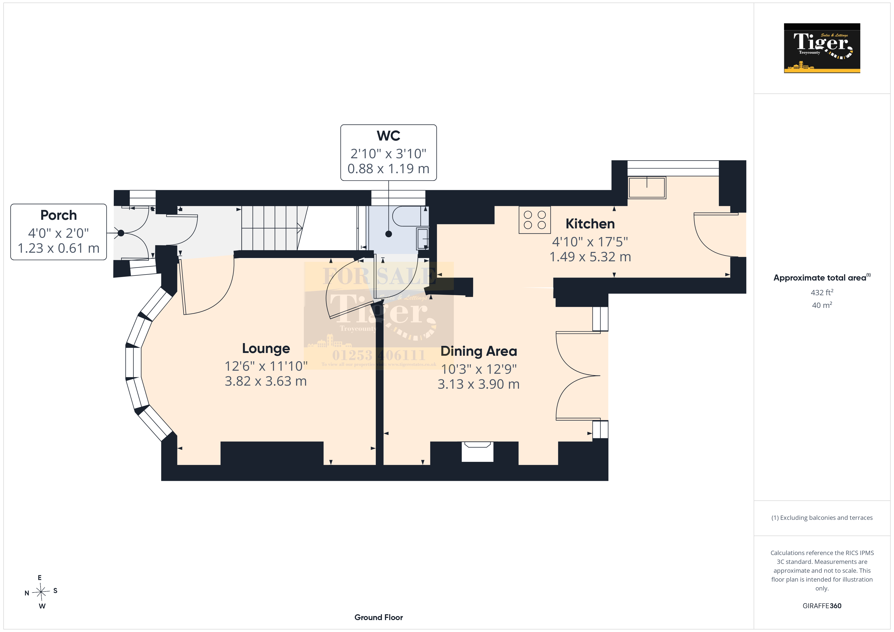 60, Maitland Avenue, Thornton-Cleveleys floorplan