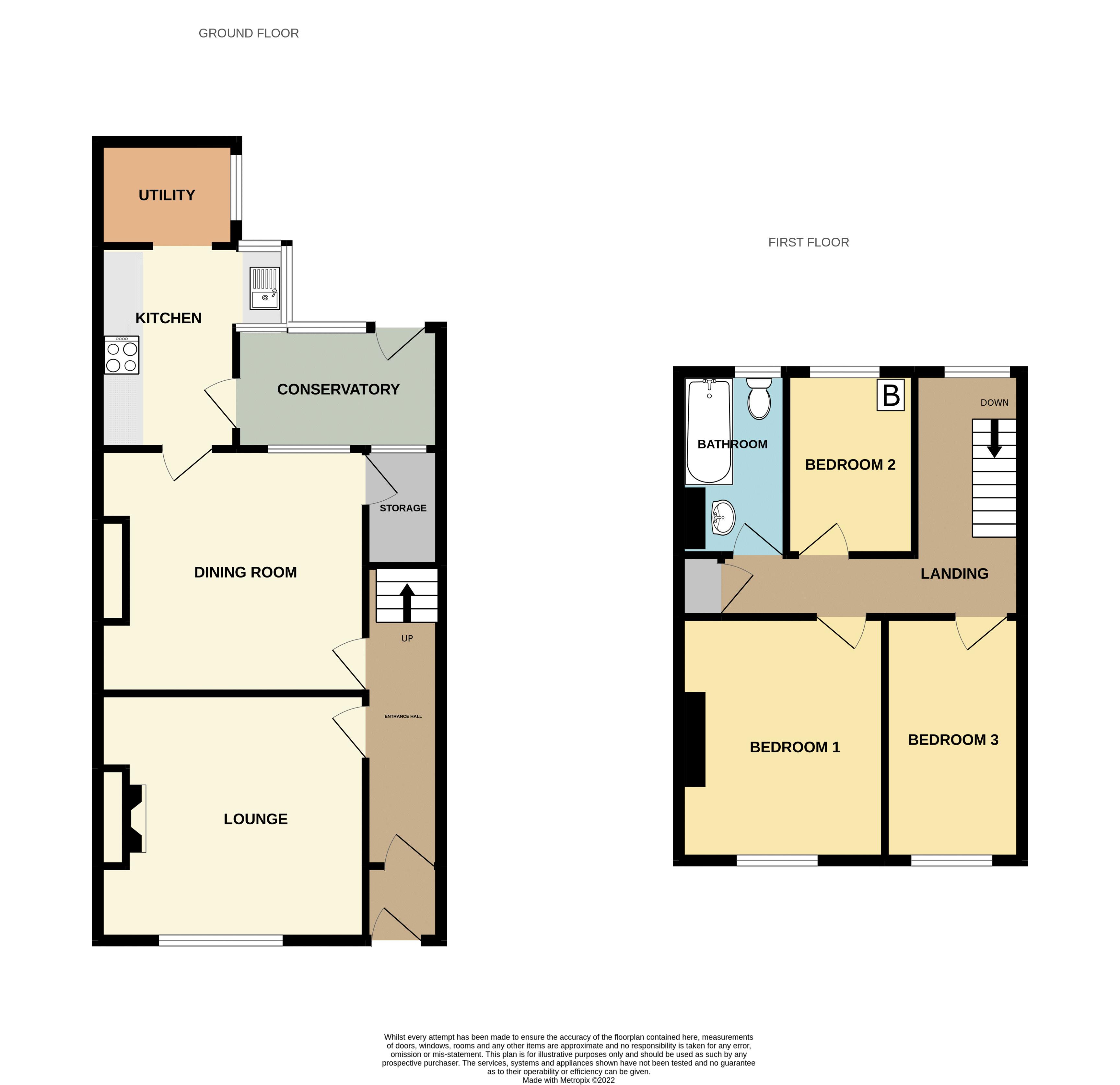 Lytham Road, Freckleton, Preston PR4, 3 bedroom terraced house for sale