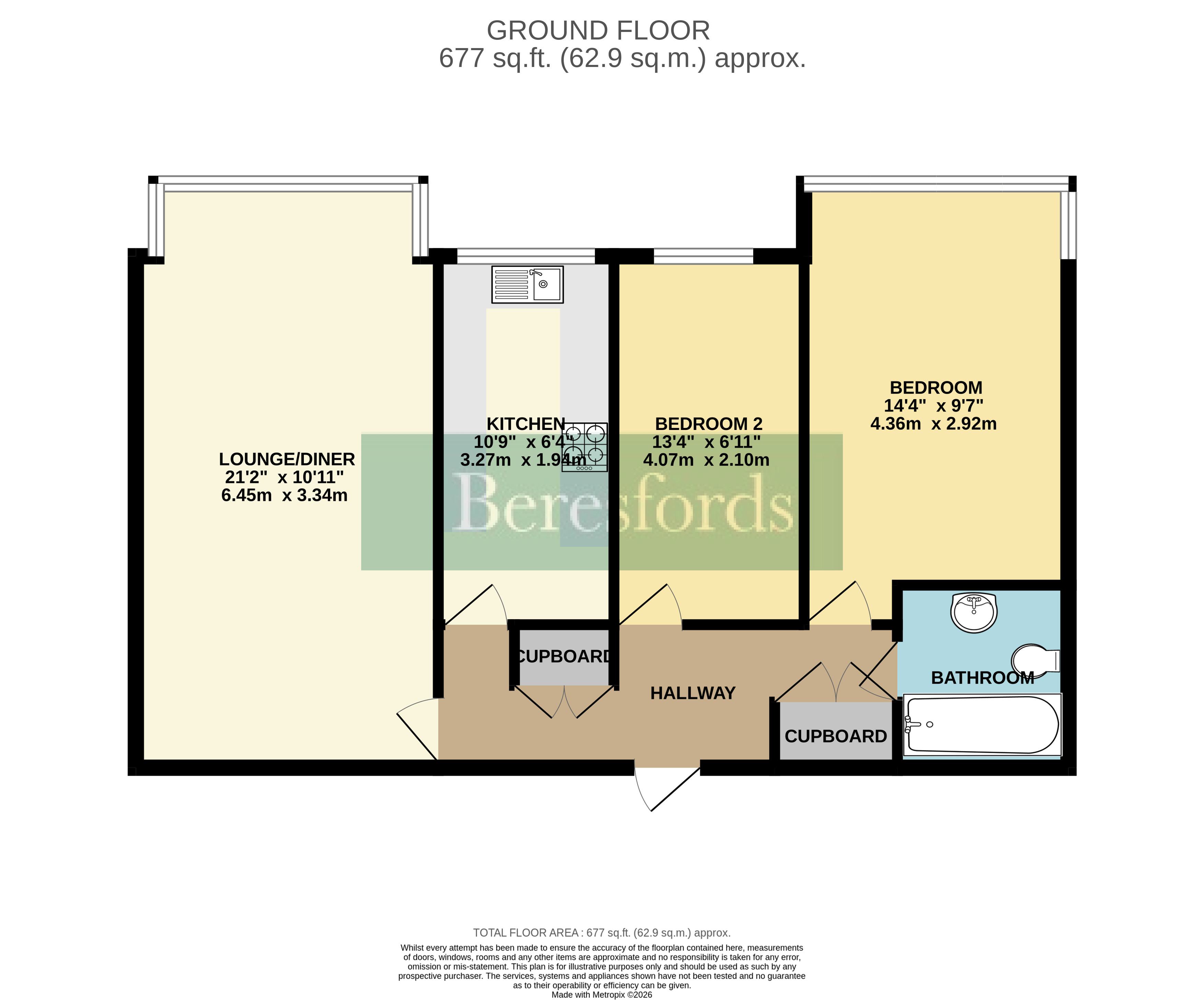 3, Carlton Close, Upminster floorplan
