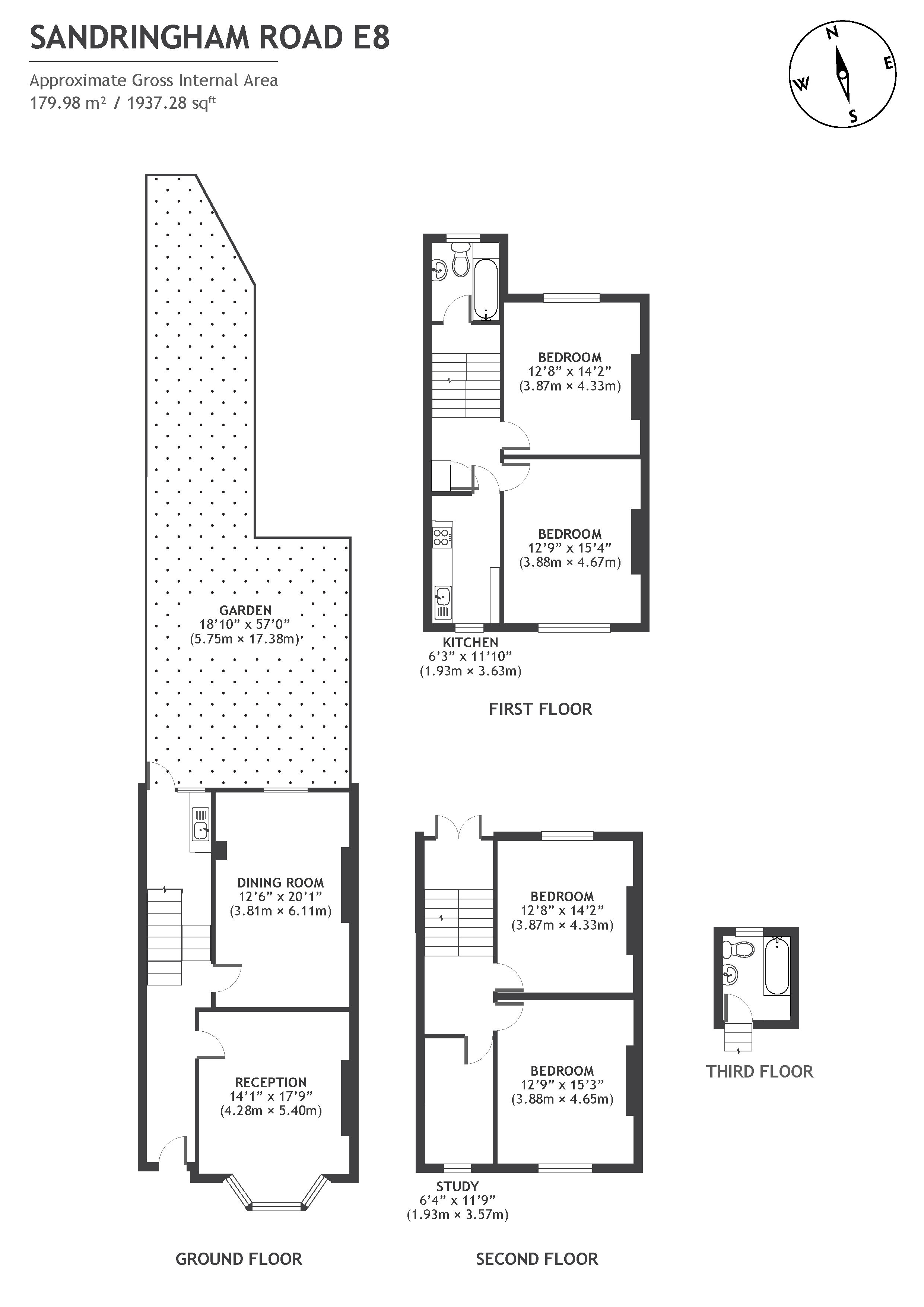 71, Sandringham Road, London floorplan