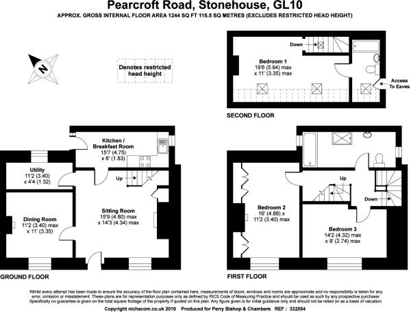 3 Bedrooms Semi-detached house for sale in Pearcroft Road, Stonehouse GL10