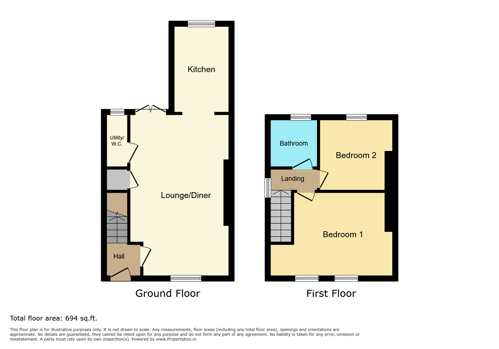 18, Regent Street West, Neath floorplan