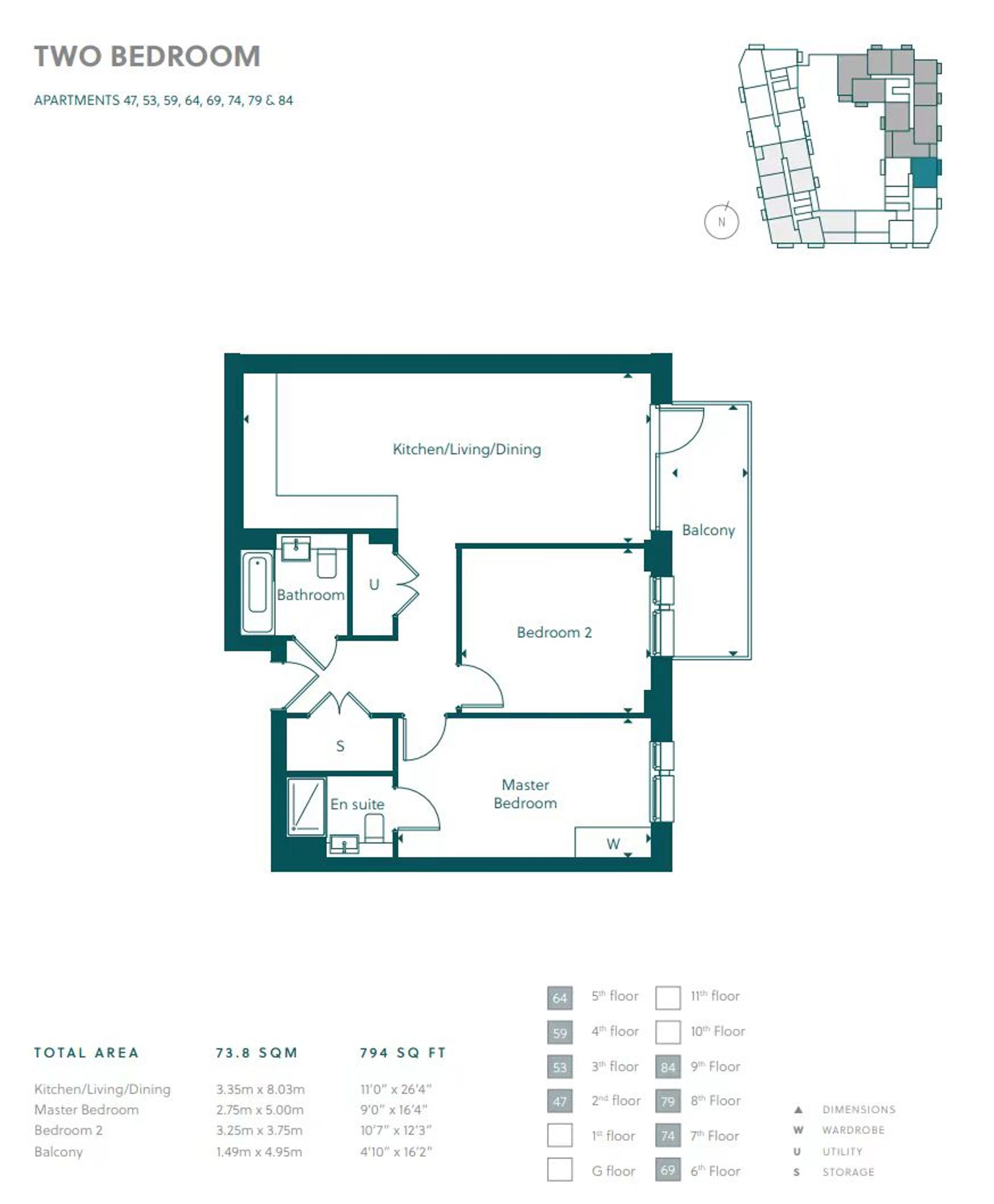21 Kingsland Court Streamdale Road, London floorplan
