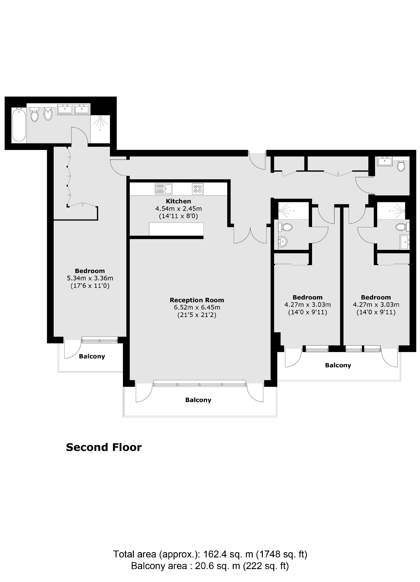 Kew Bridge Road, Brentford TW8, 3 bedroom flat for sale 59234038