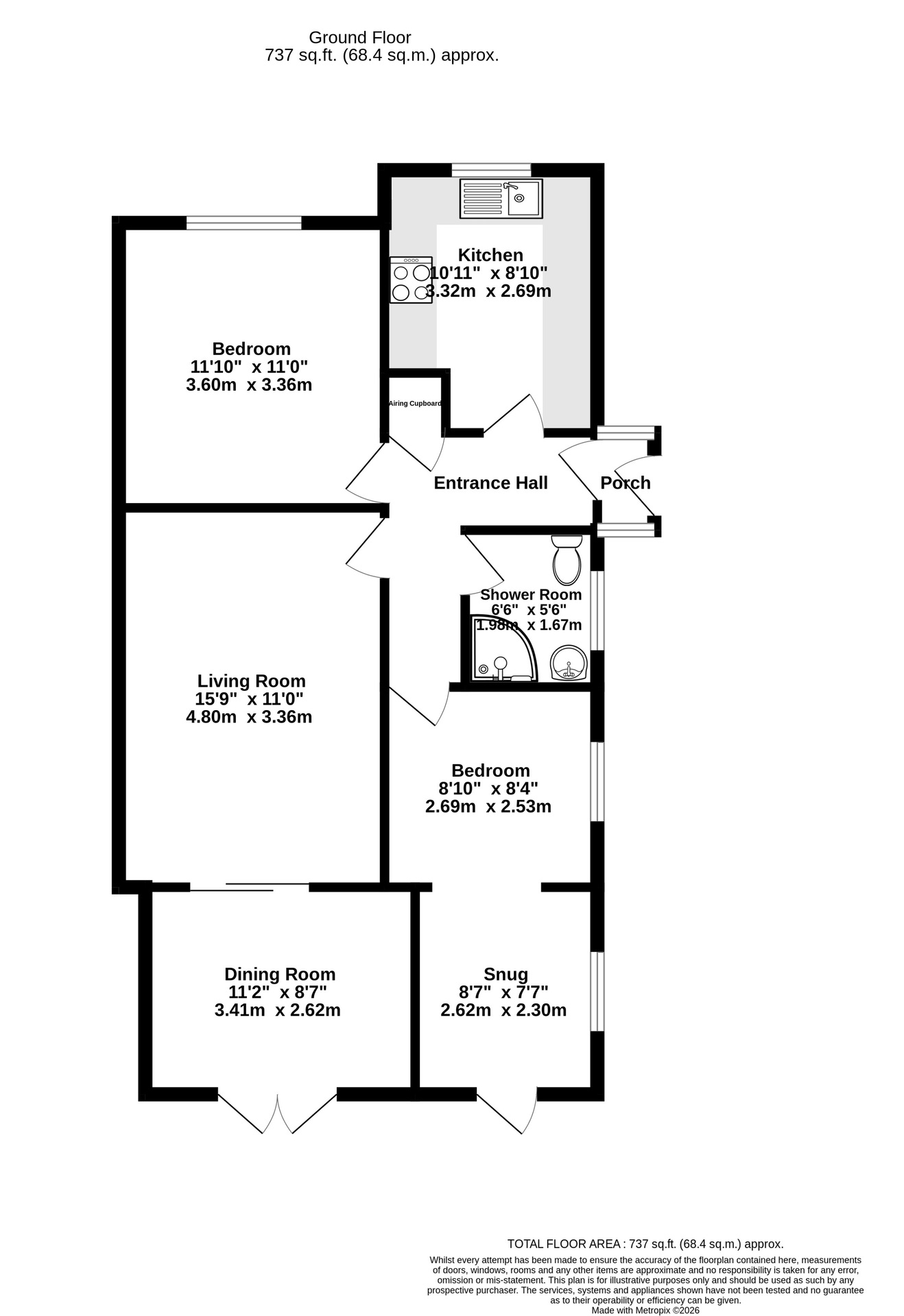 42 Cobwells Close, Leicester floorplan