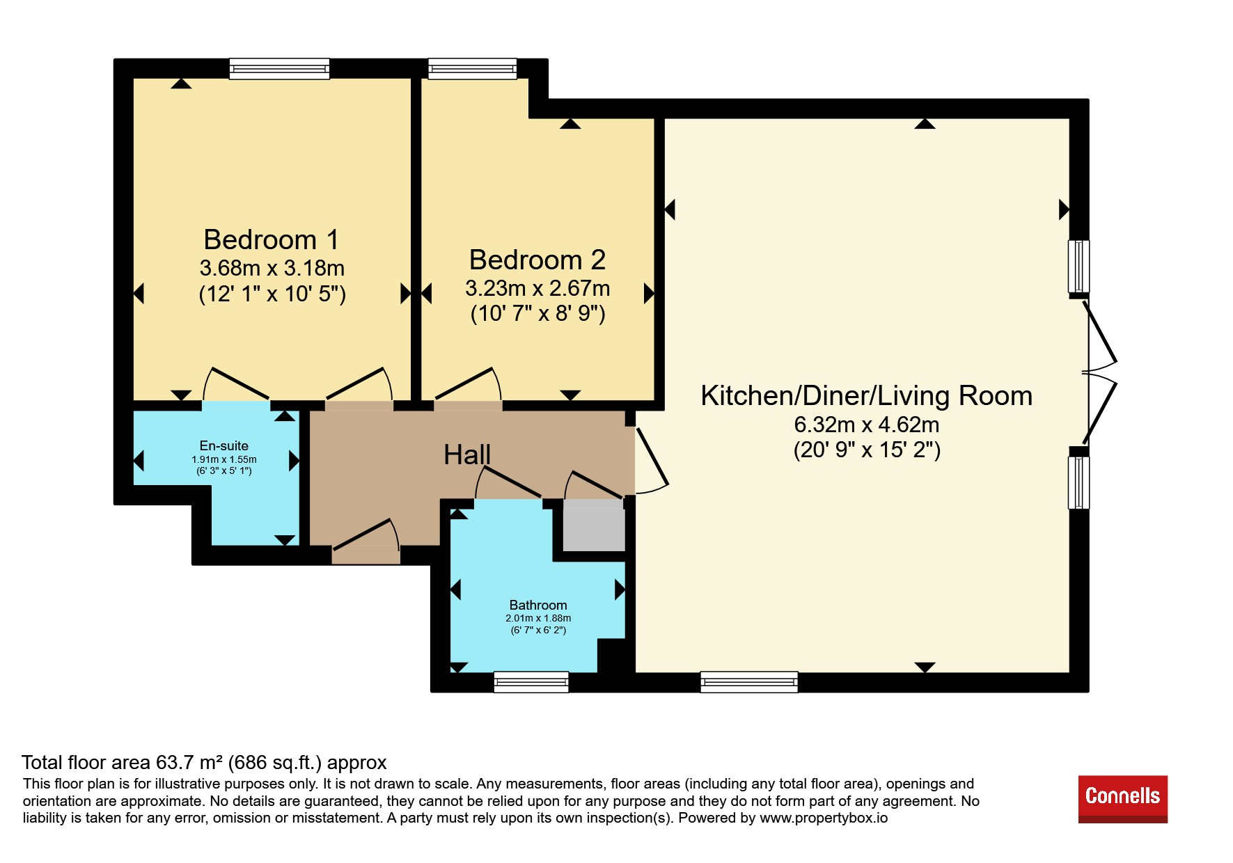 19, Besley Court, Retail Park Close, Exeter floorplan