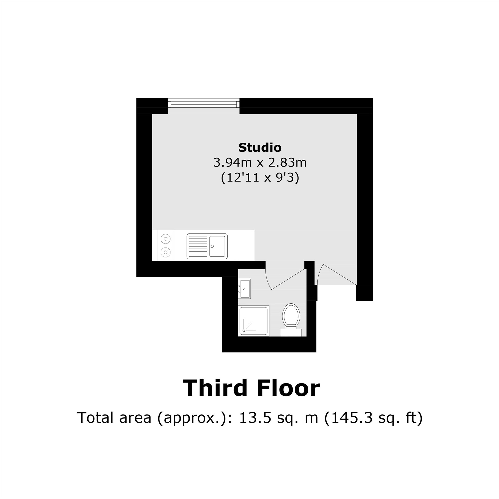 Bina Gardens, London floorplan