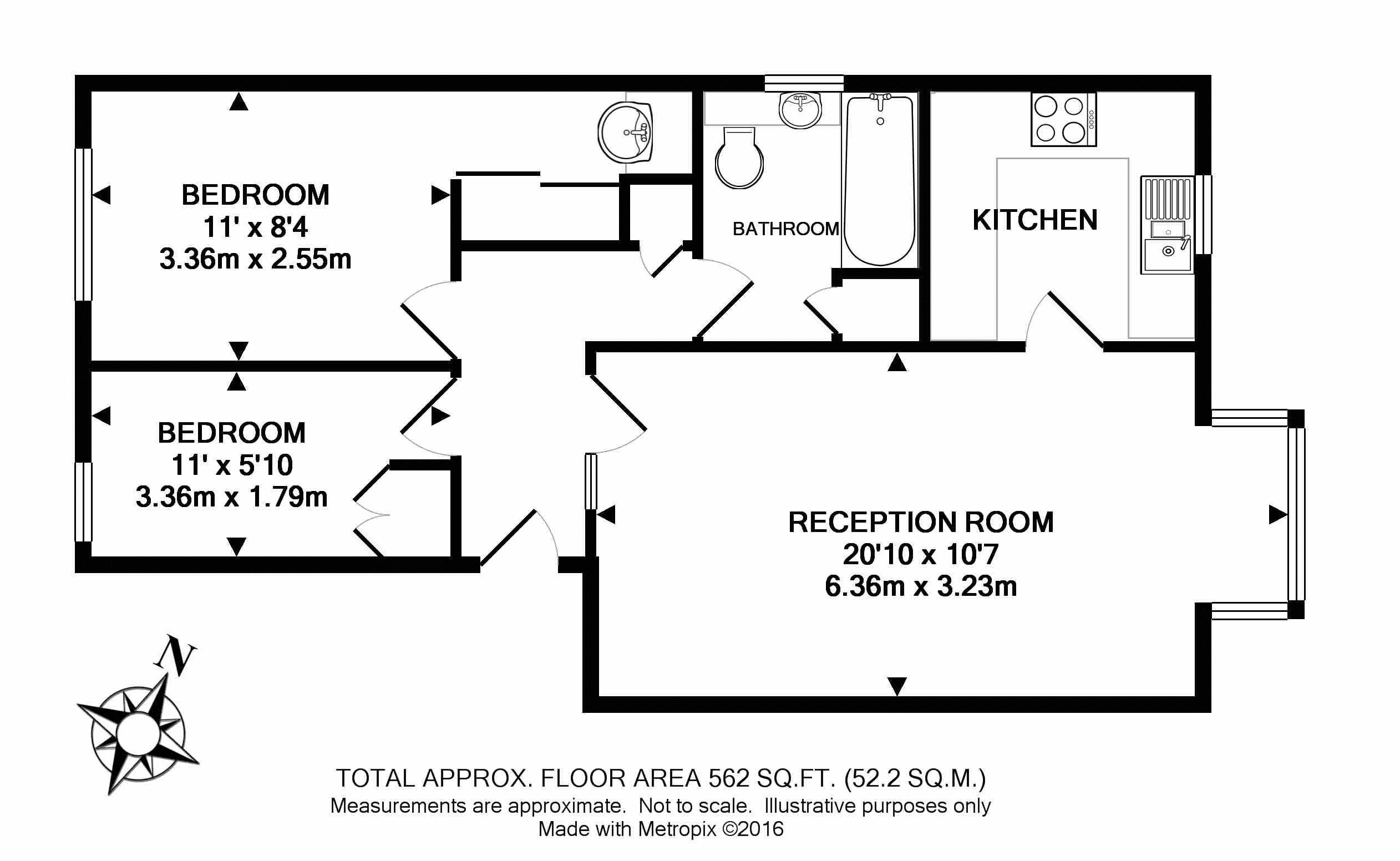 2 Bedrooms Flat to rent in Cotton Avenue, Acton, London W3