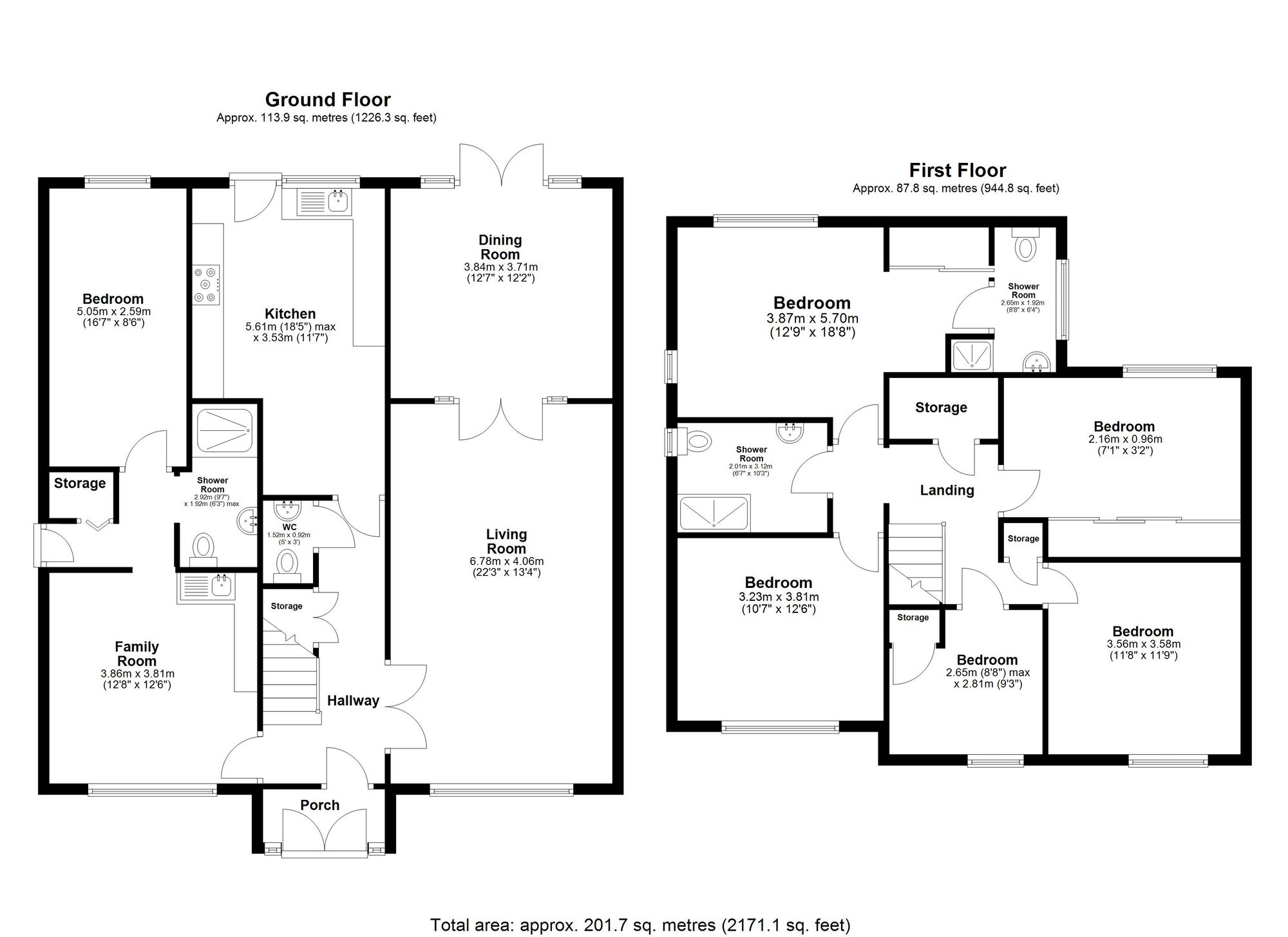 329 Havering Road, Collier Row floorplan
