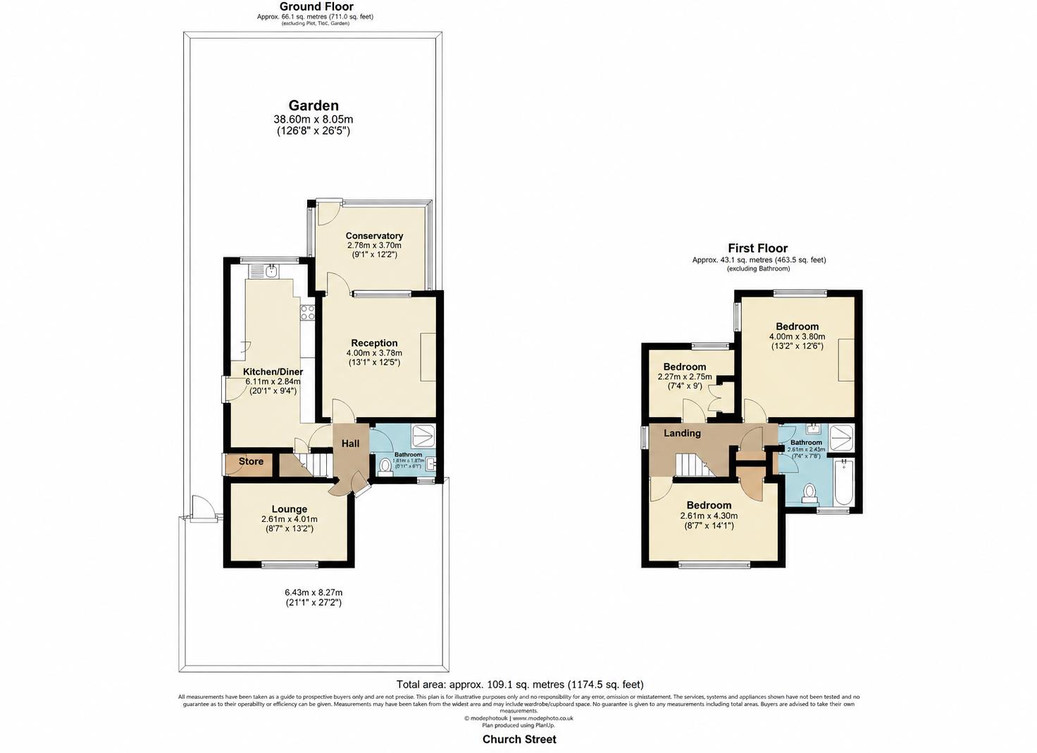 Church Street, London floorplan