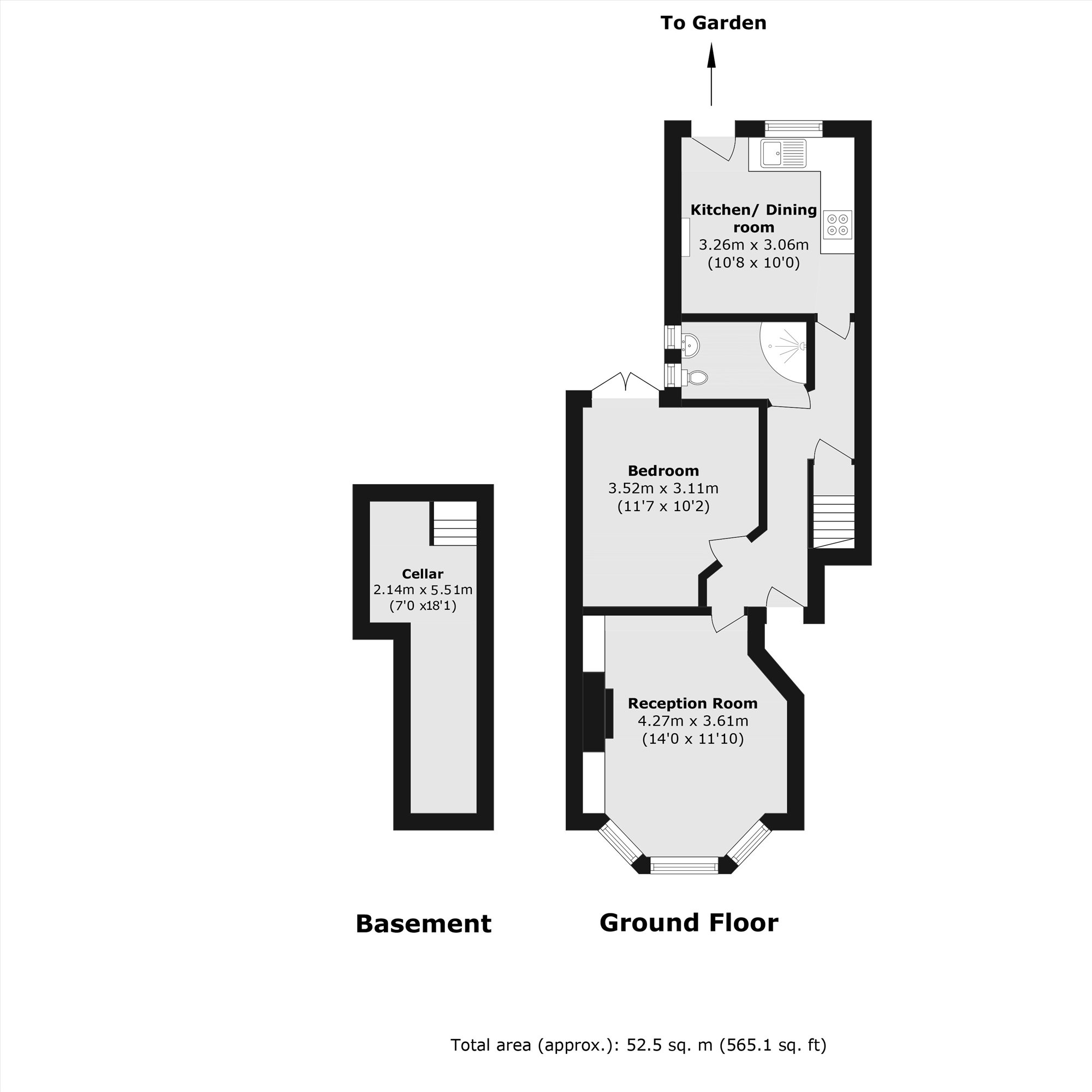 GFF, 42, Corrance Road, London floorplan