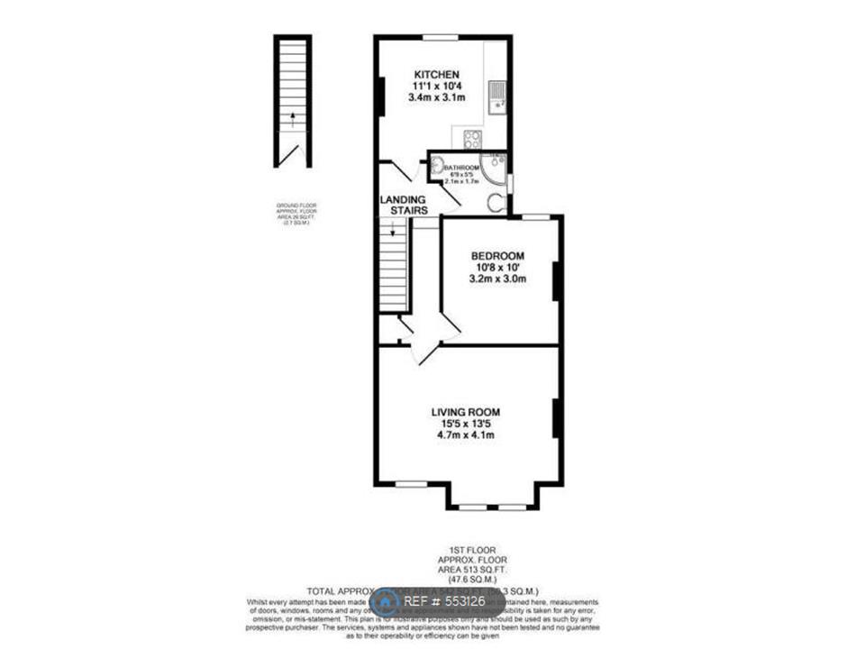 1 Bedrooms Flat to rent in Park Road, London SW19