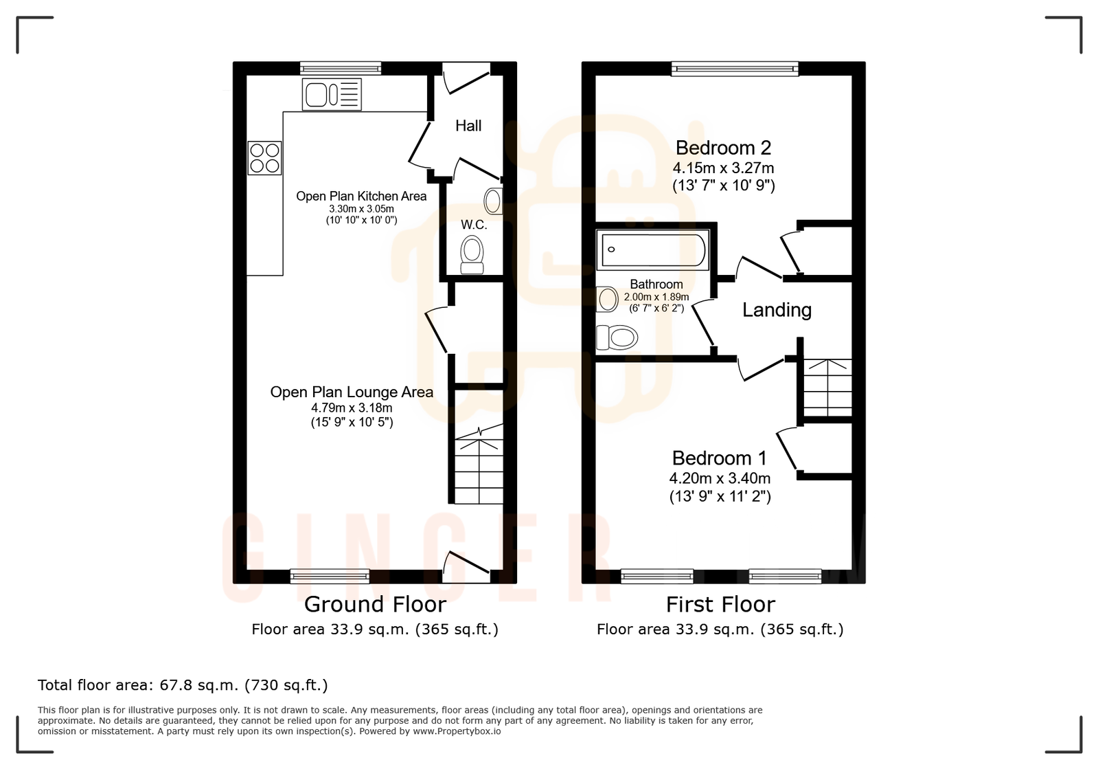 Green Lane, Wixams floorplan