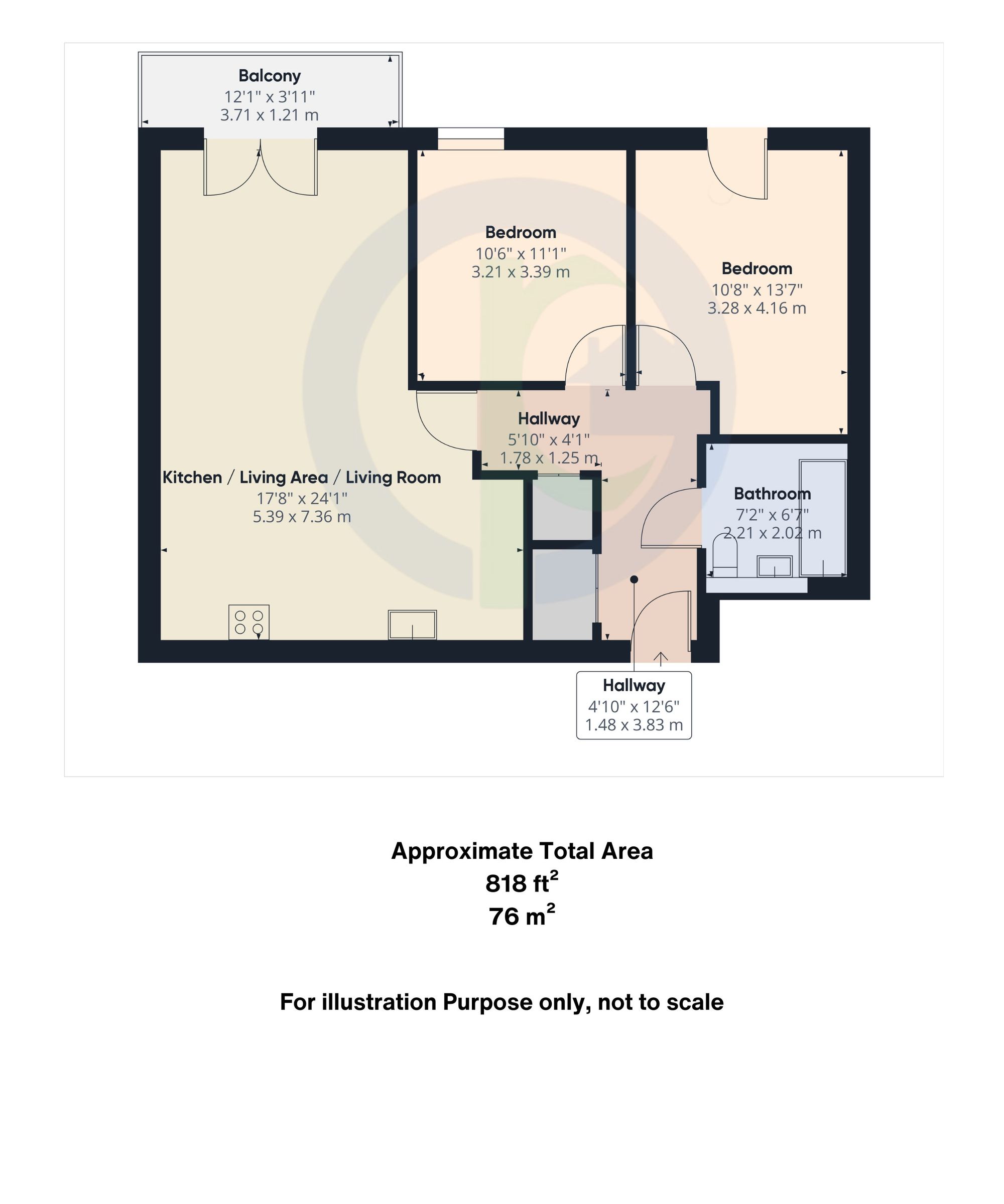 Flat 221, Quadrant Court Empire Way, Wembley floorplan