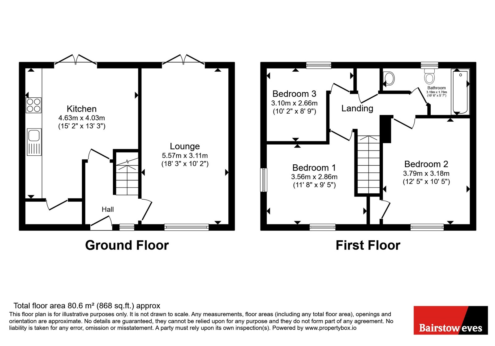 30, Braemar Road, Mansfield floorplan