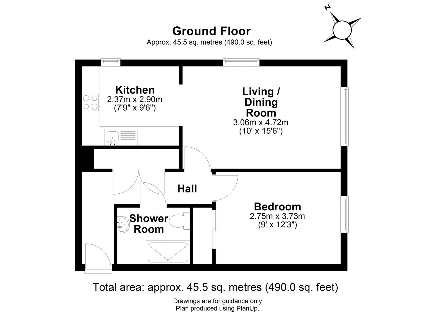 15 Havenfield, Arbury Road, Cambridge floorplan
