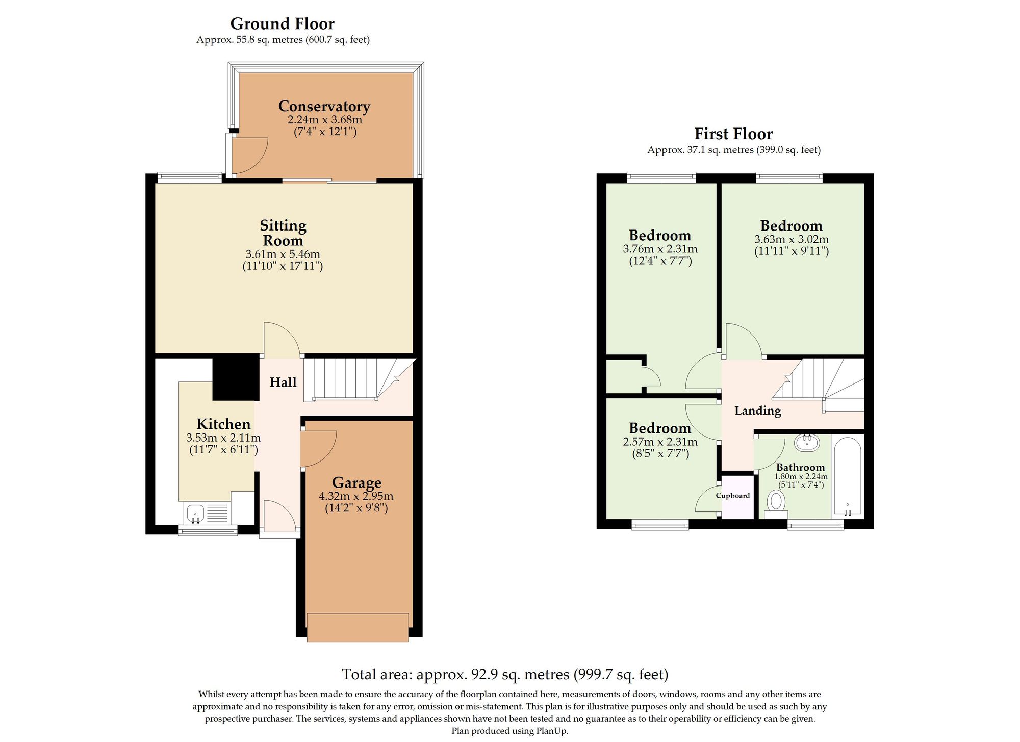16 Neville Road, Norwich floorplan