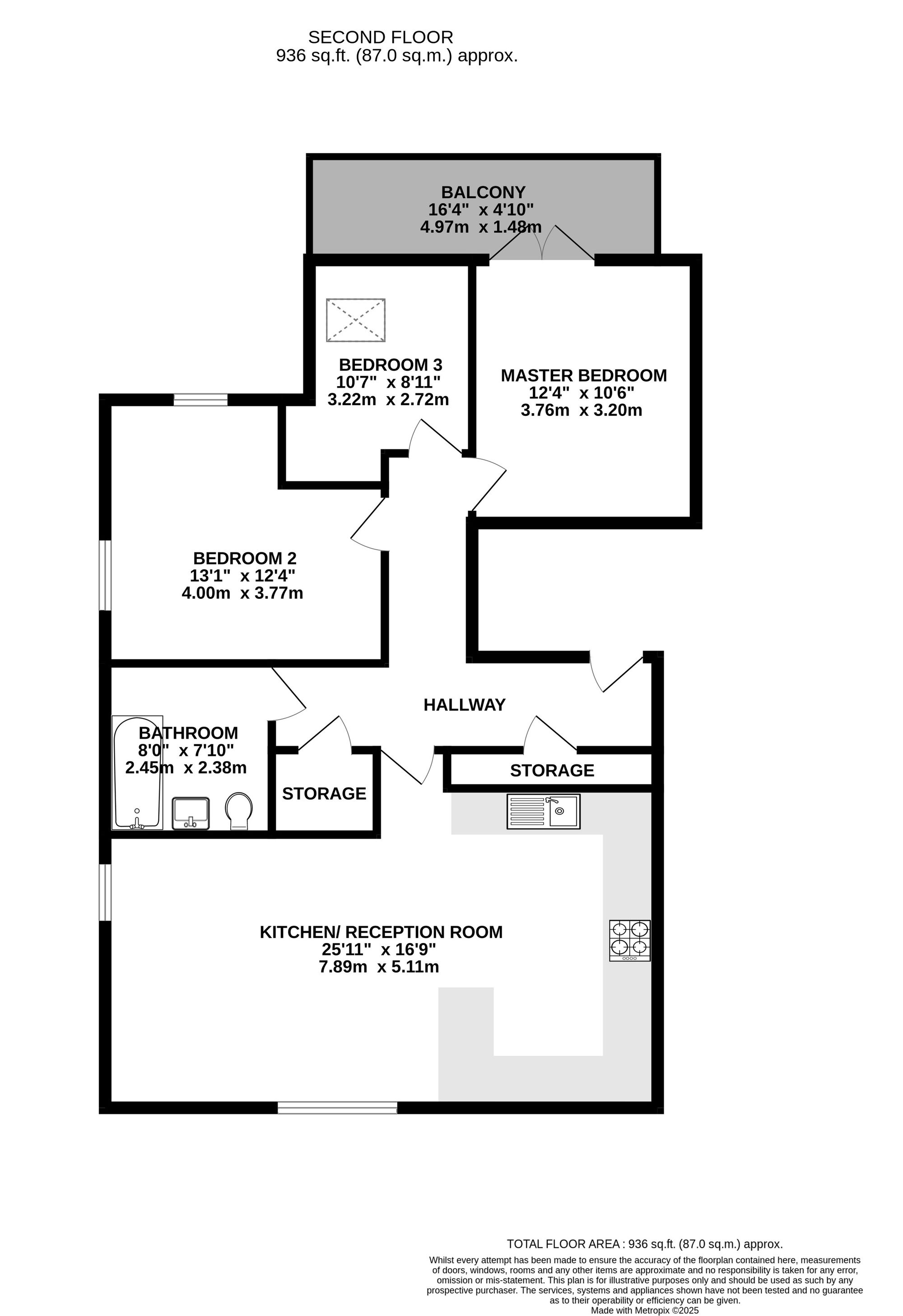 Flat 7, 25 The Grove, Coulsdon, Coulsdon floorplan