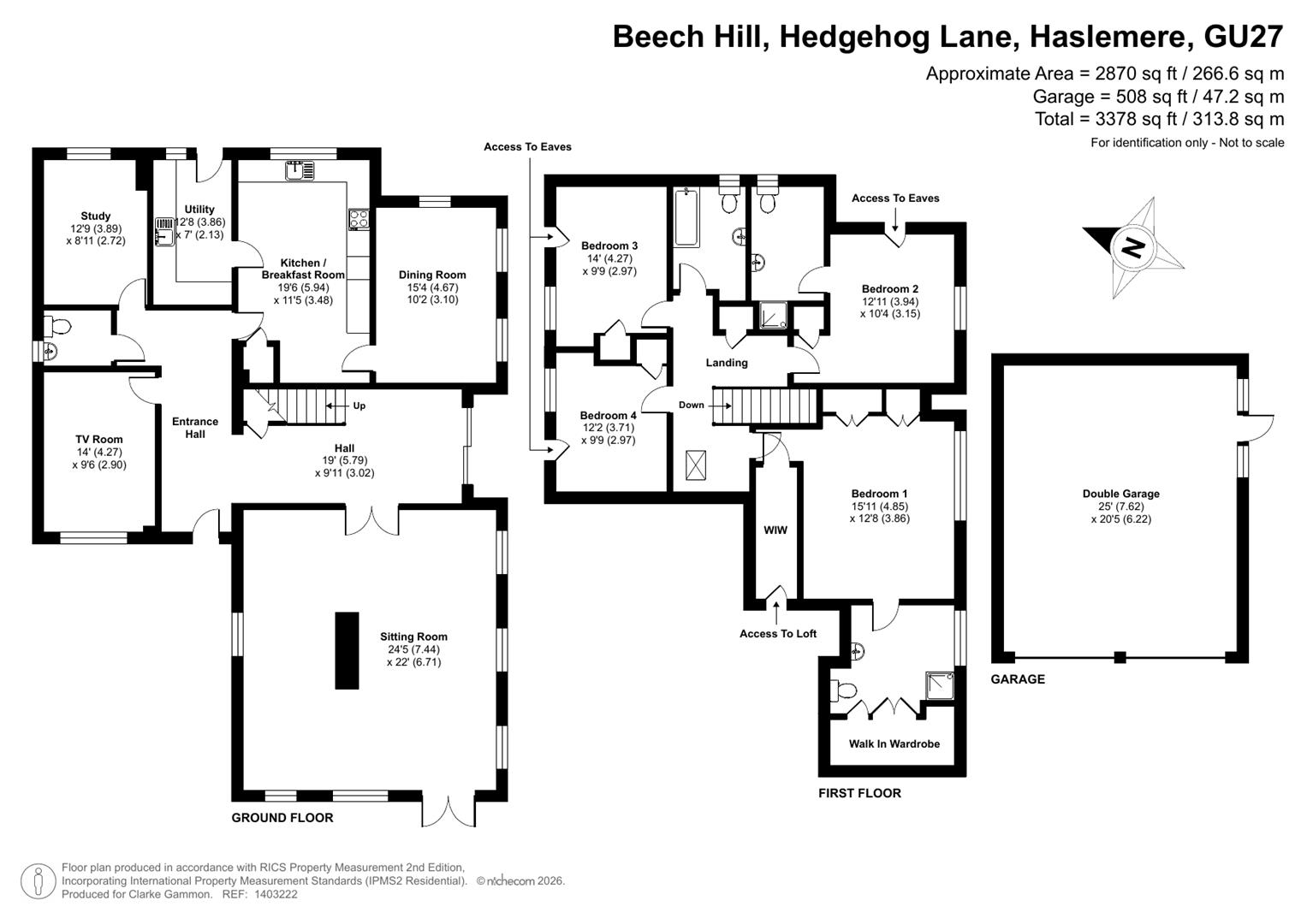 Beech Hill, Hedgehog Lane, Haslemere floorplan