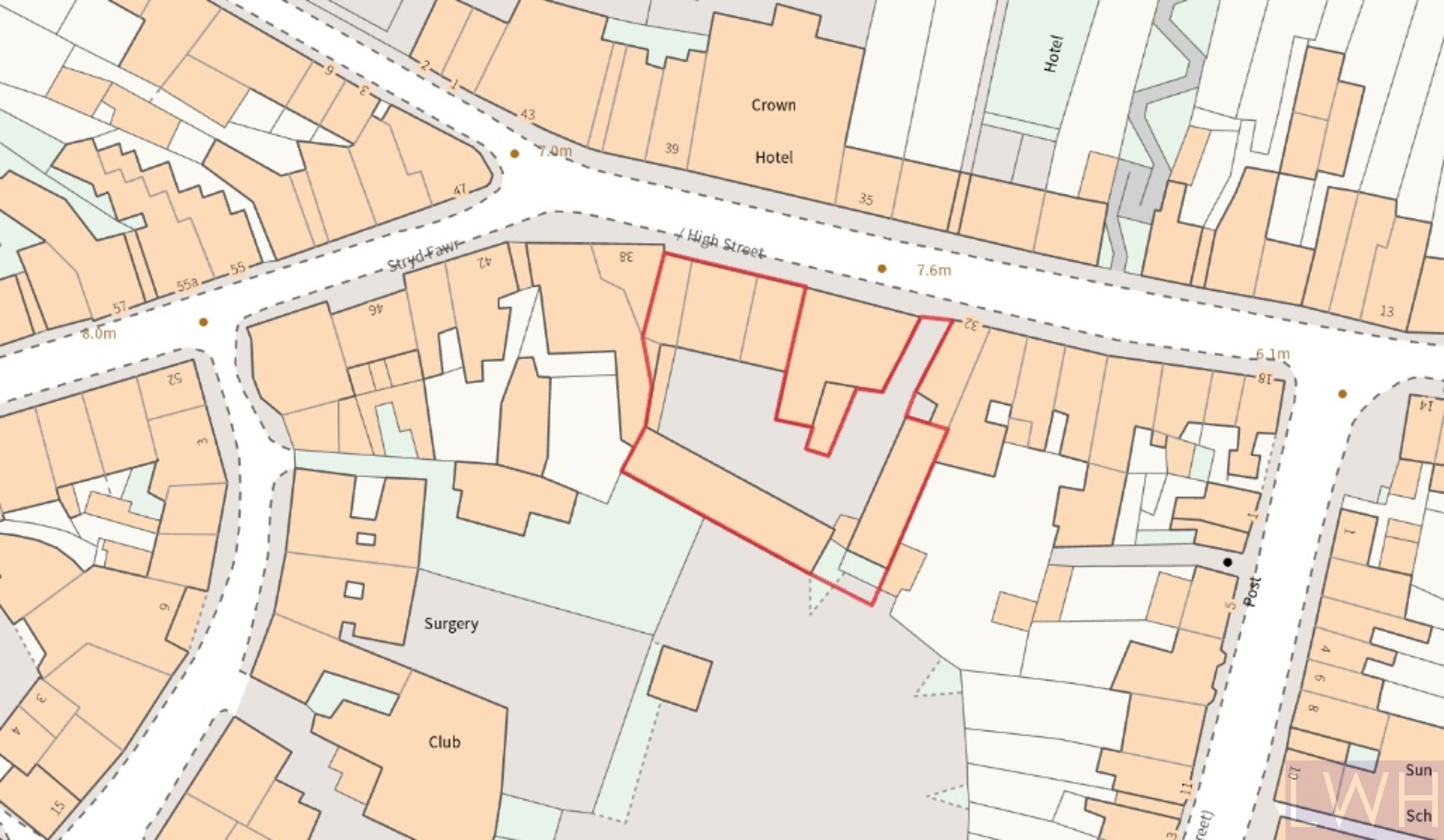 36 High Street, Pwllheli floorplan