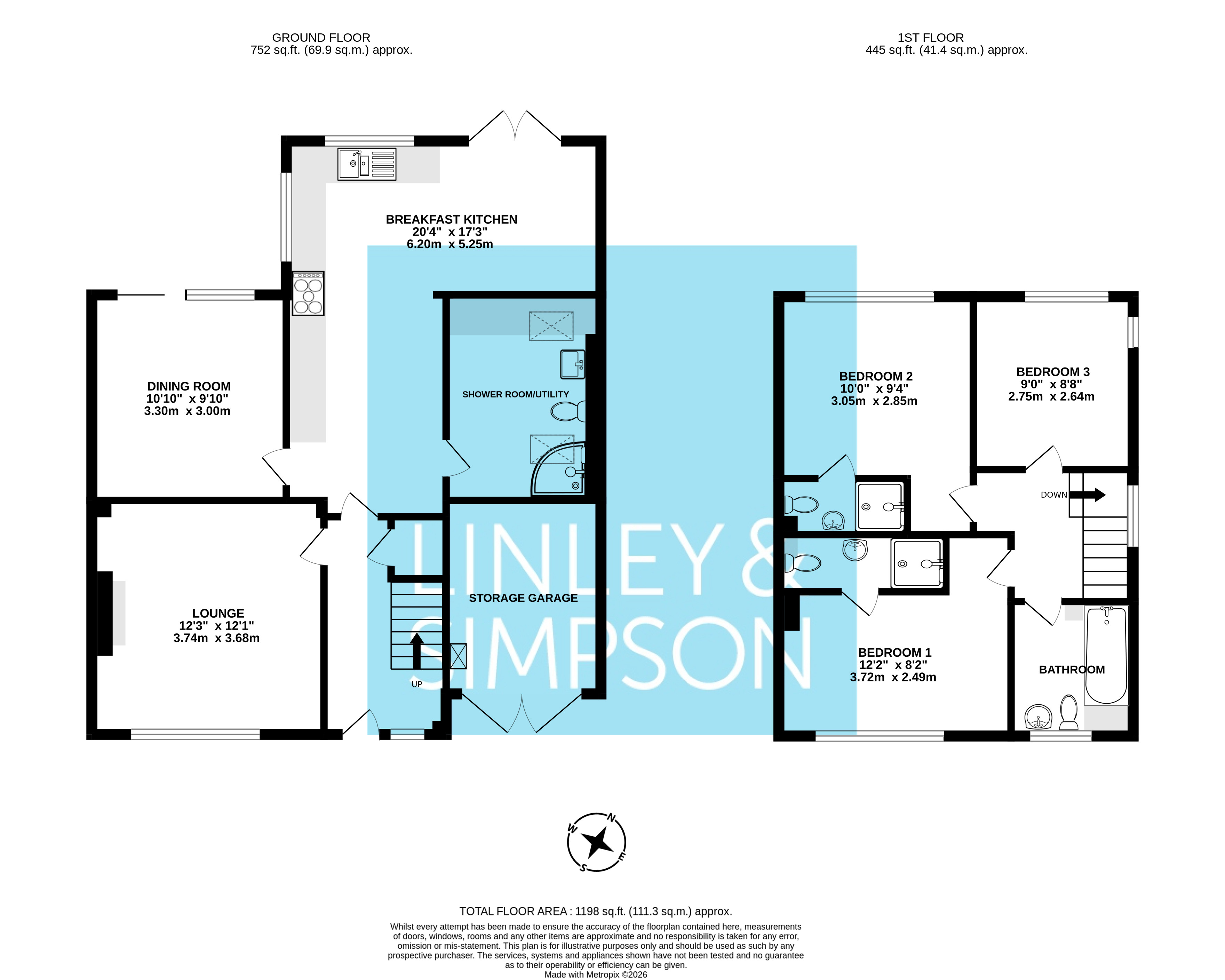 8, Pinewood Hill, York floorplan