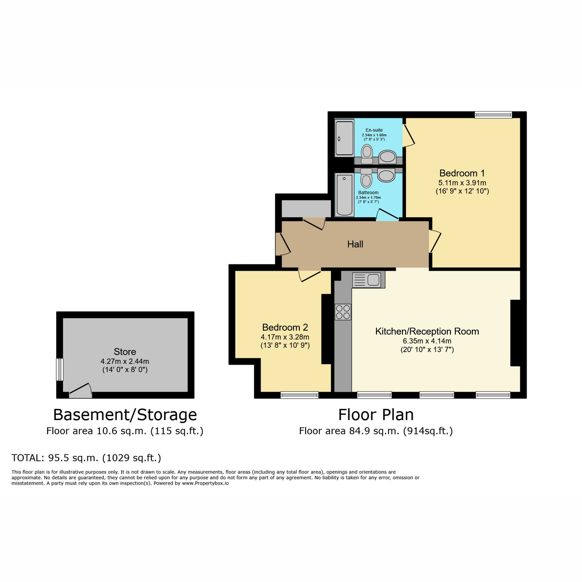 Flat 10, 4, Redcliffe West Parade, Bristol floorplan