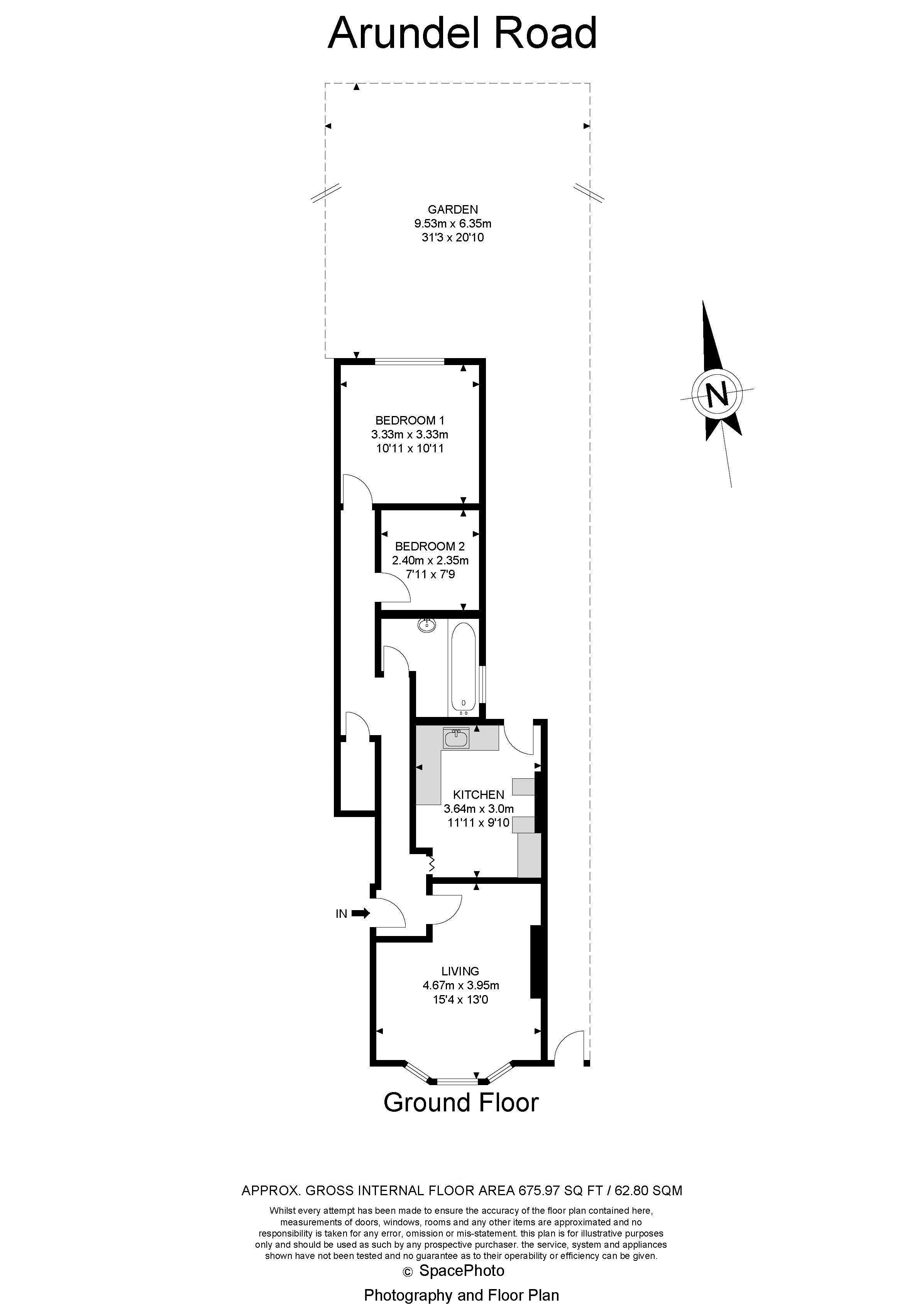 Flat 1, 21,, Arundel Road, Surrey floorplan