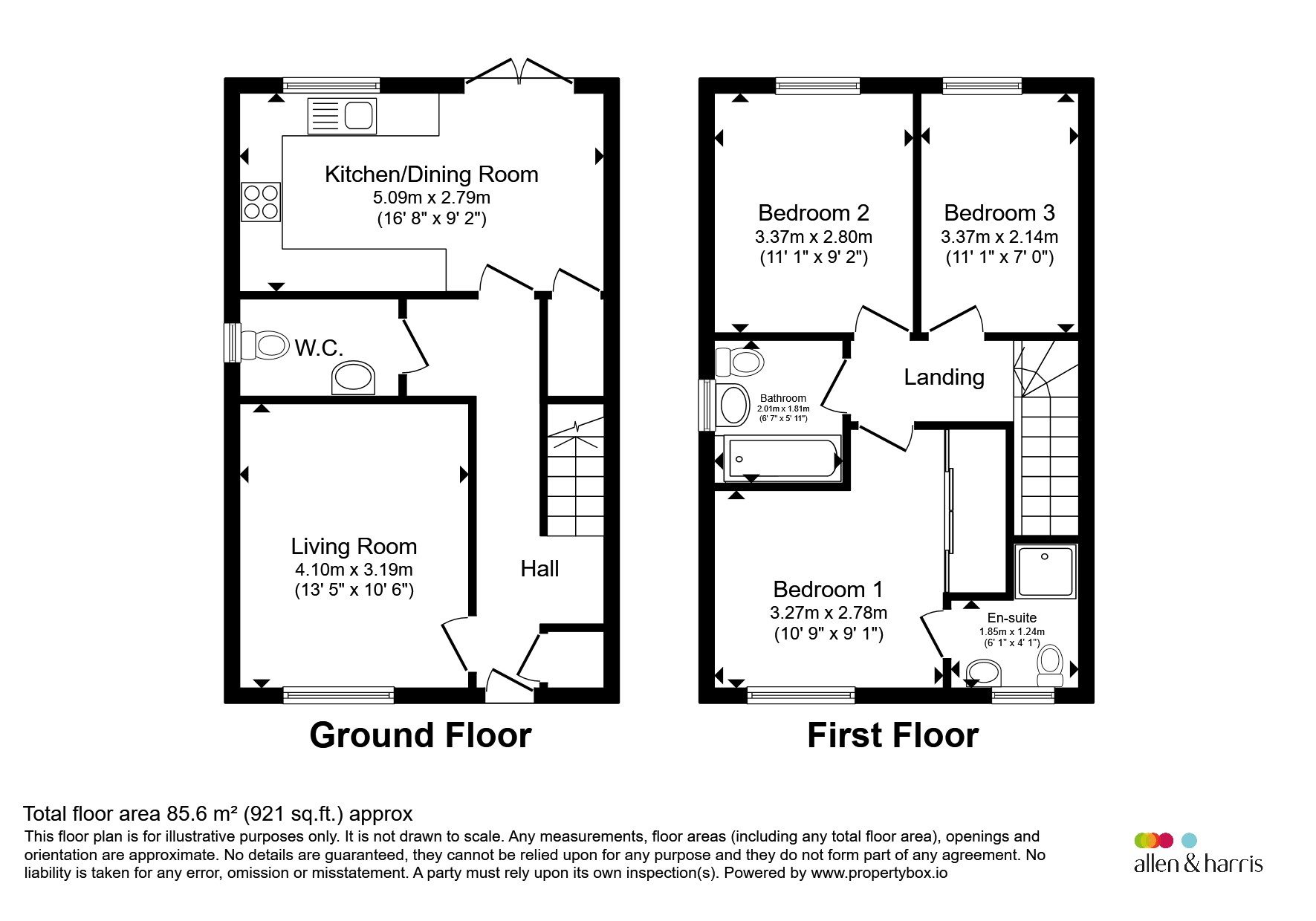 16, Brora Crescent, Kilmarnock floorplan