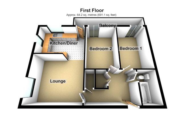 2 Bedrooms Flat for sale in Kitchener House, Ashmore Road, Woolwich SE18