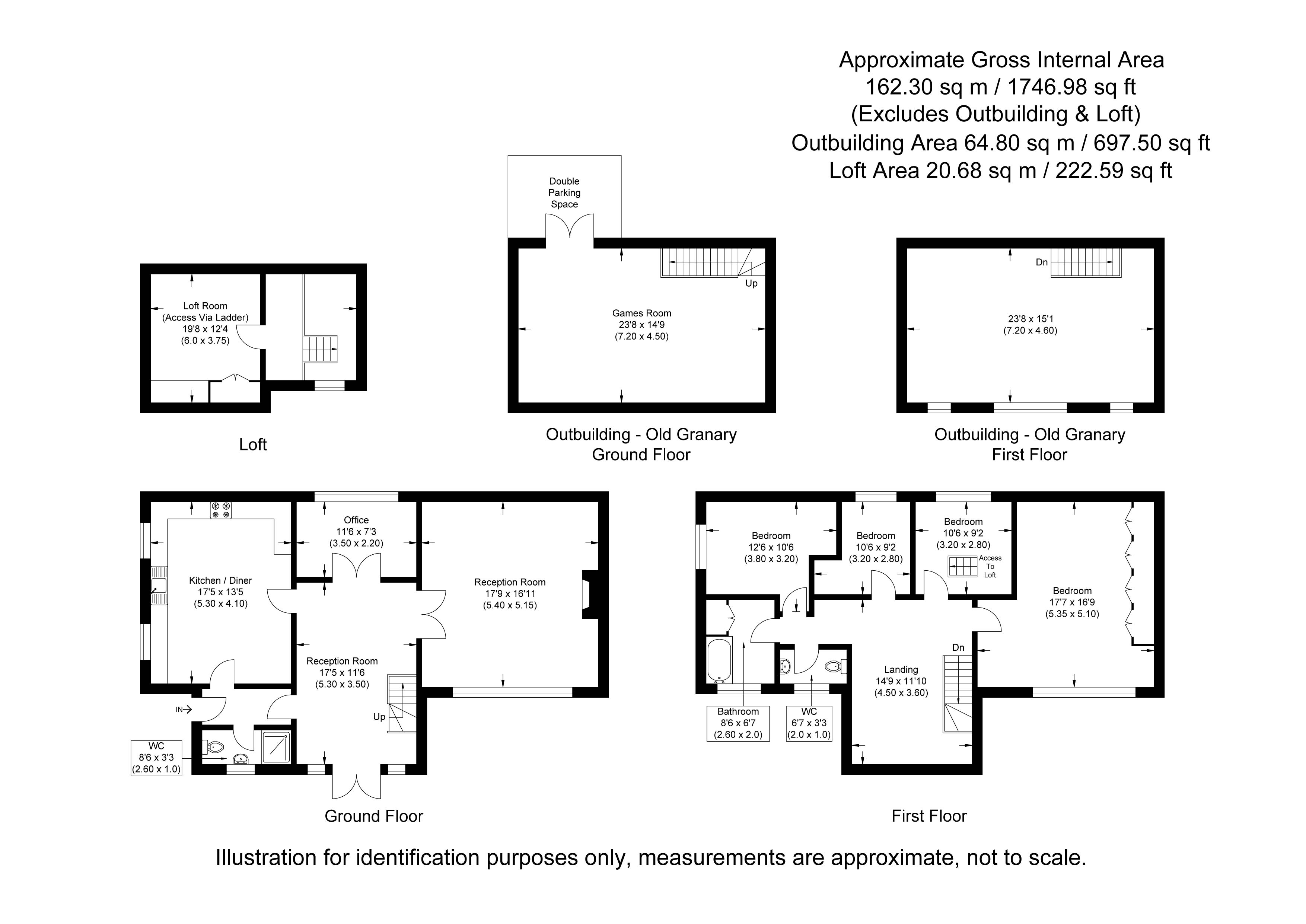 Hall Hill Barn, 9, The Green, Codicote floorplan