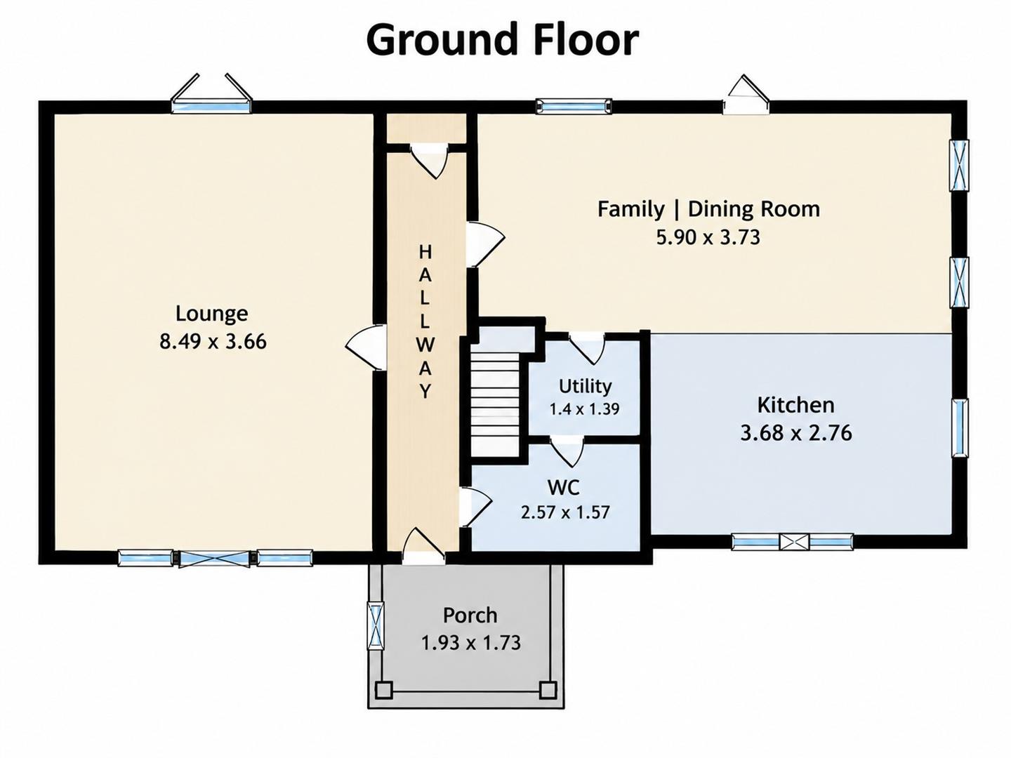 76, Queenshill Road, Bristol floorplan