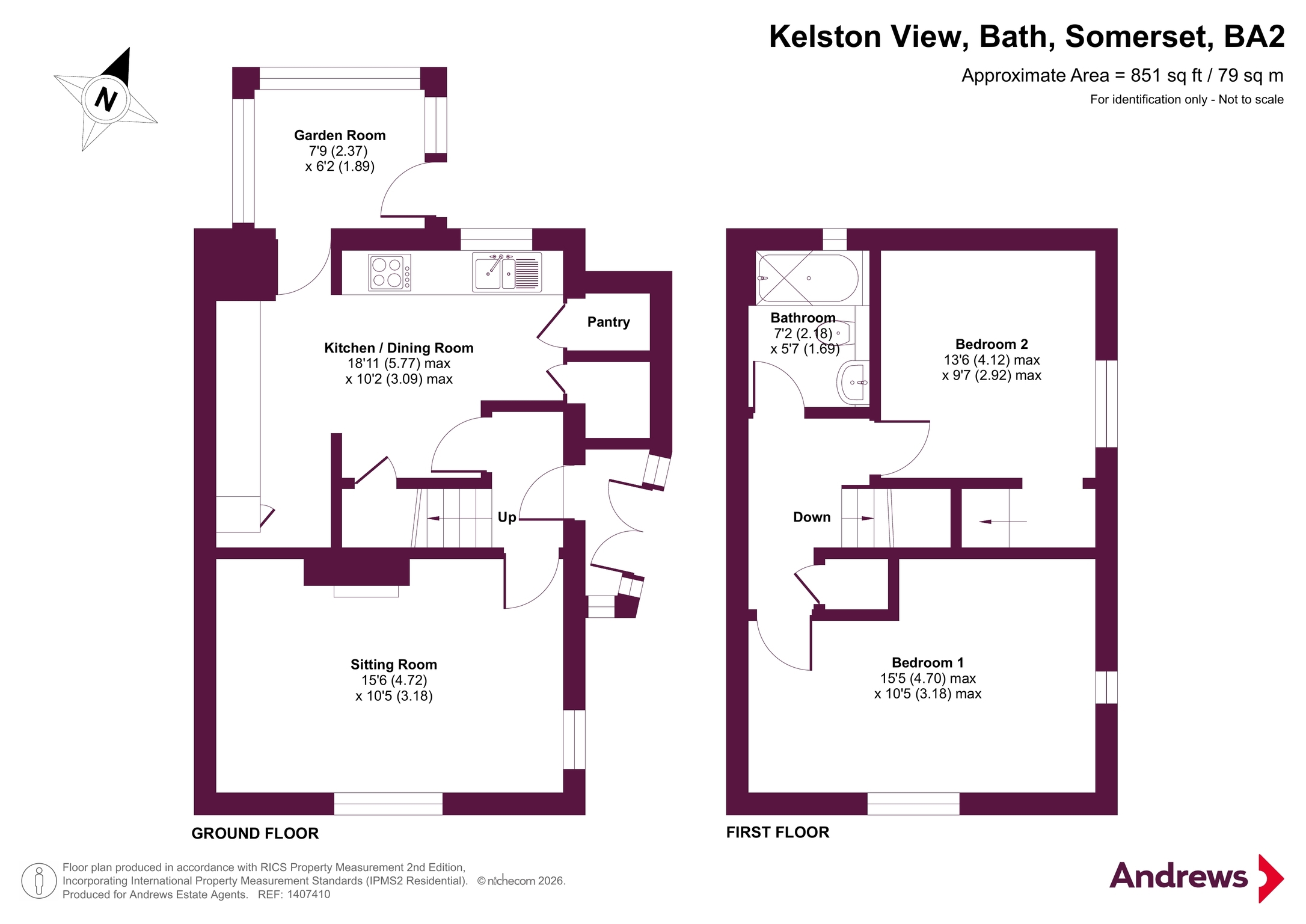 99, Kelston View, Somerset floorplan