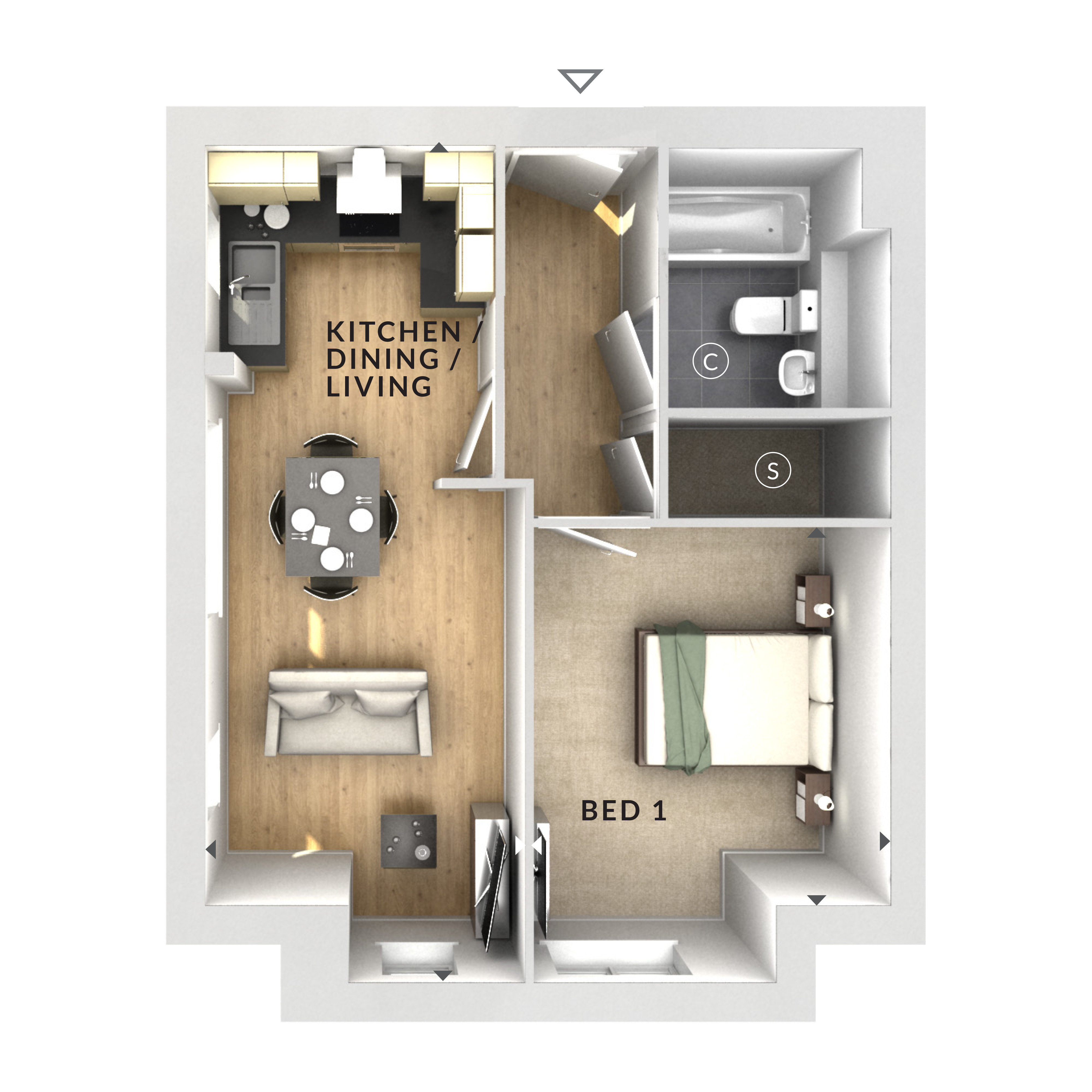 441, Alcester Road, Shottery floorplan
