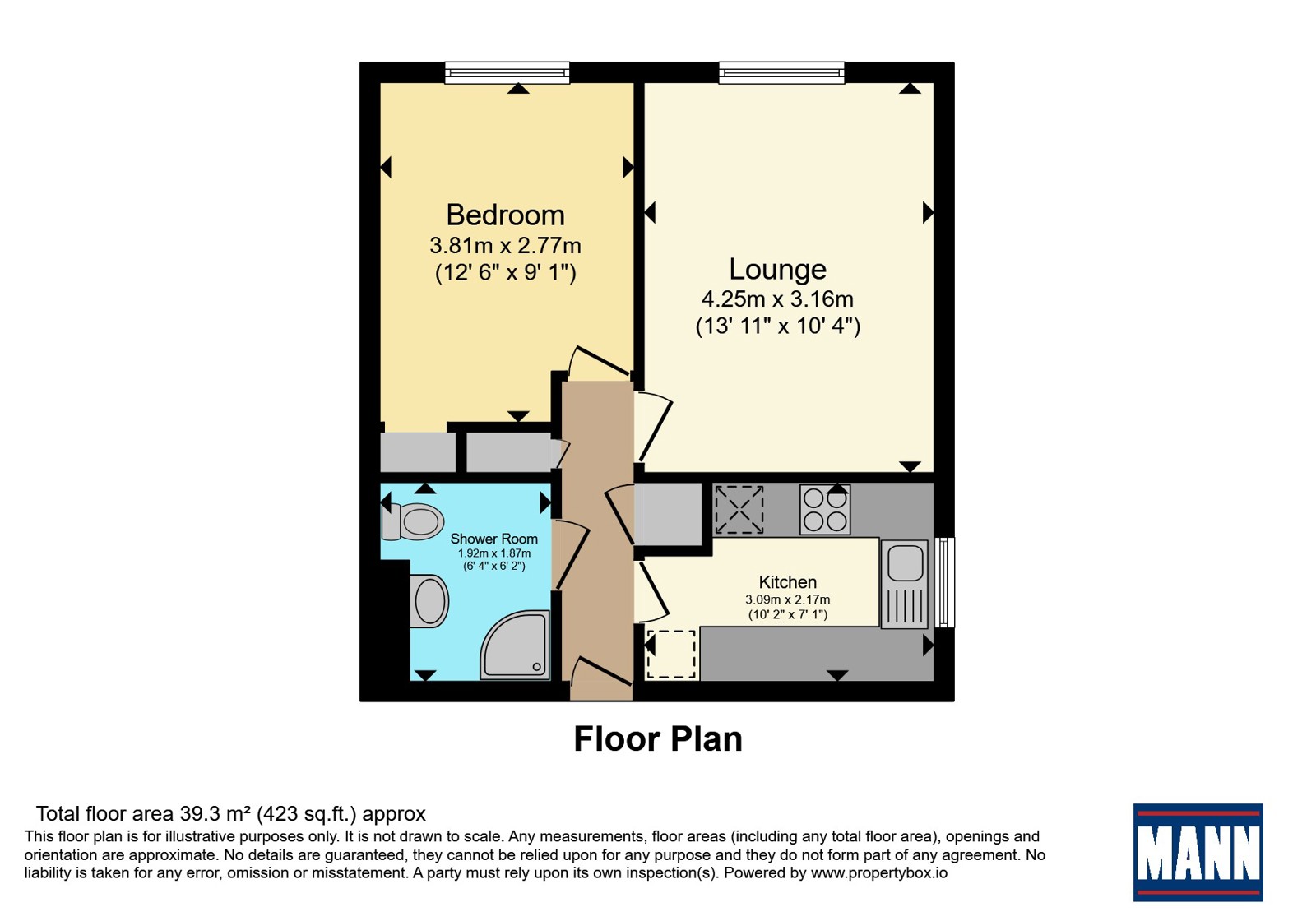 Flat 21, Springdale Court, 16, Water Lane, Southampton floorplan