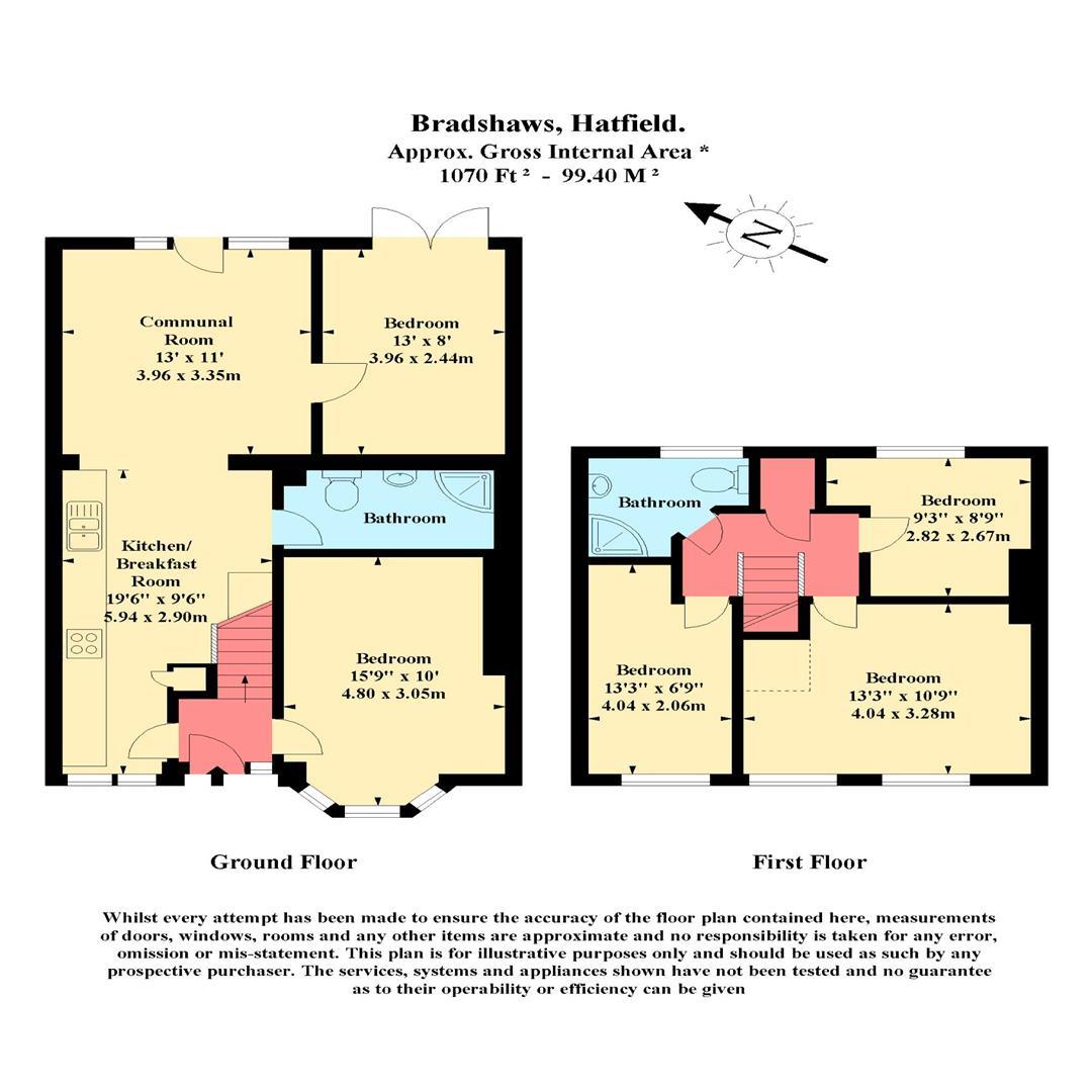 4 Bedrooms  to rent in Bradshaws, Hatfield AL10