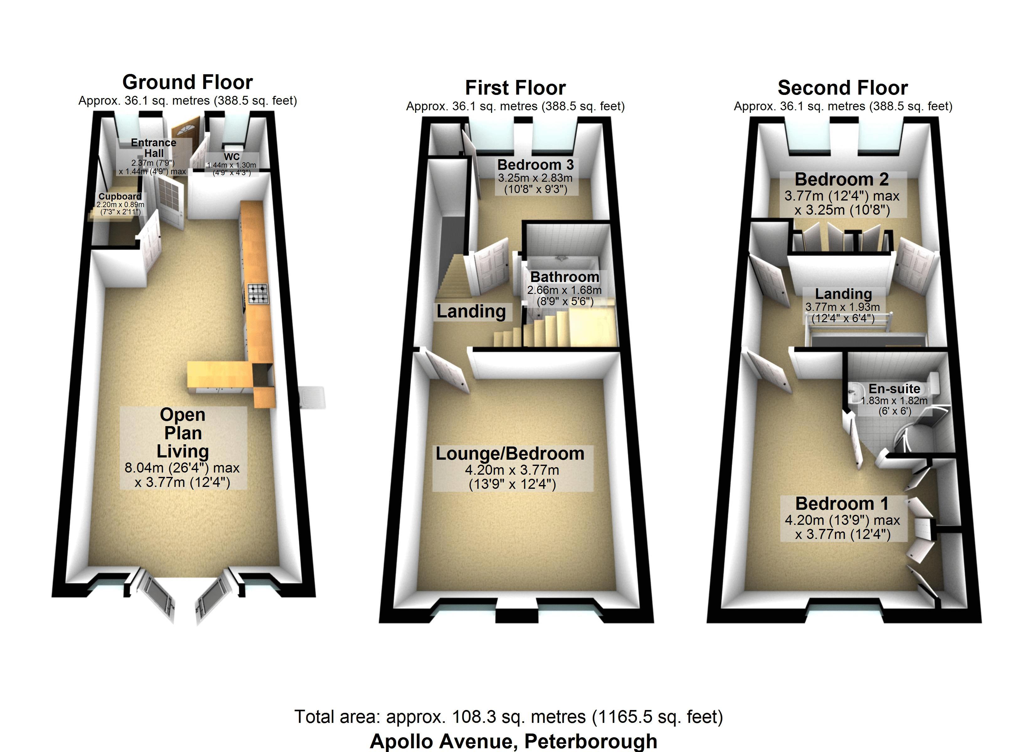 70, Apollo Avenue, Peterborough floorplan