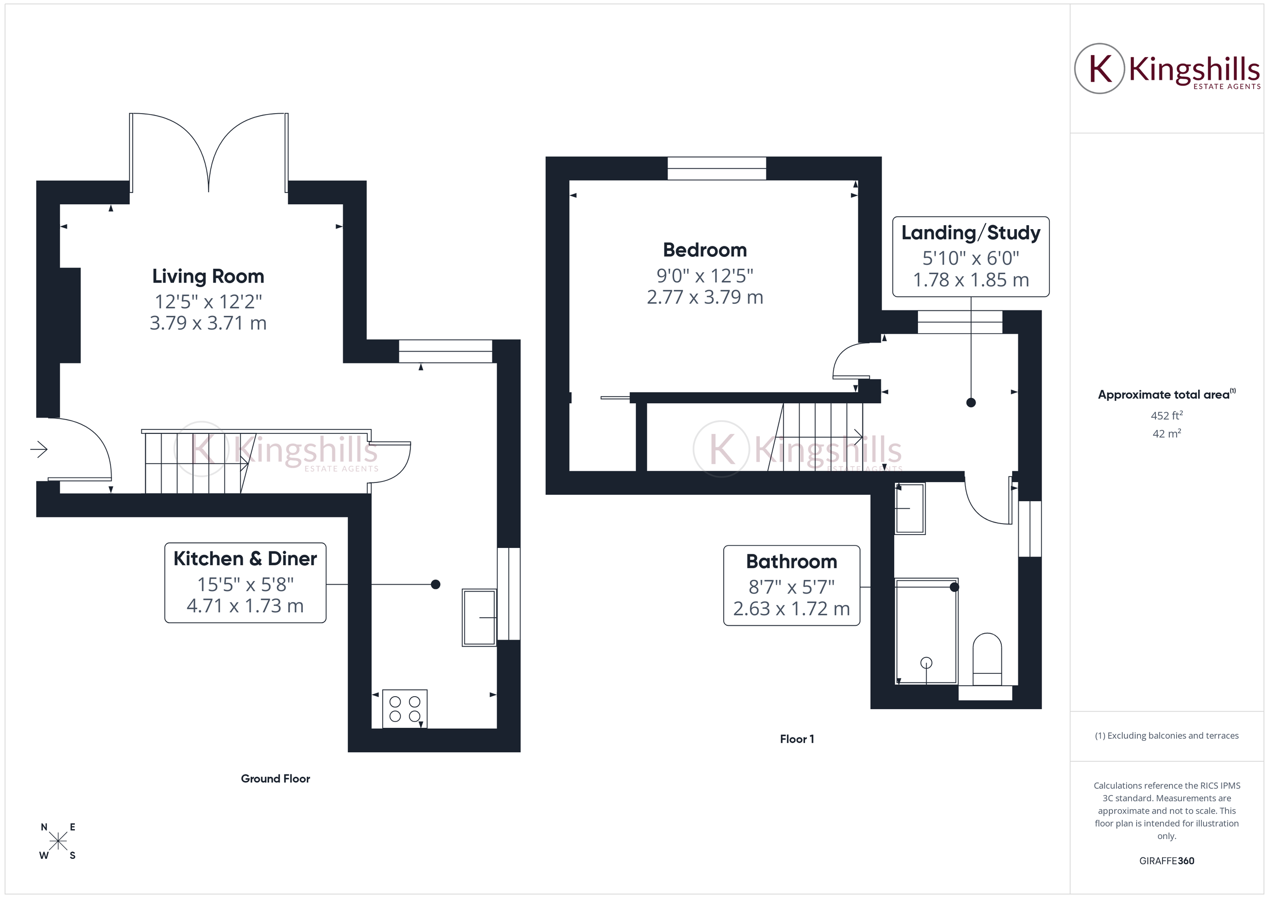 Apartment 3, 355 London Road, High Wycombe floorplan