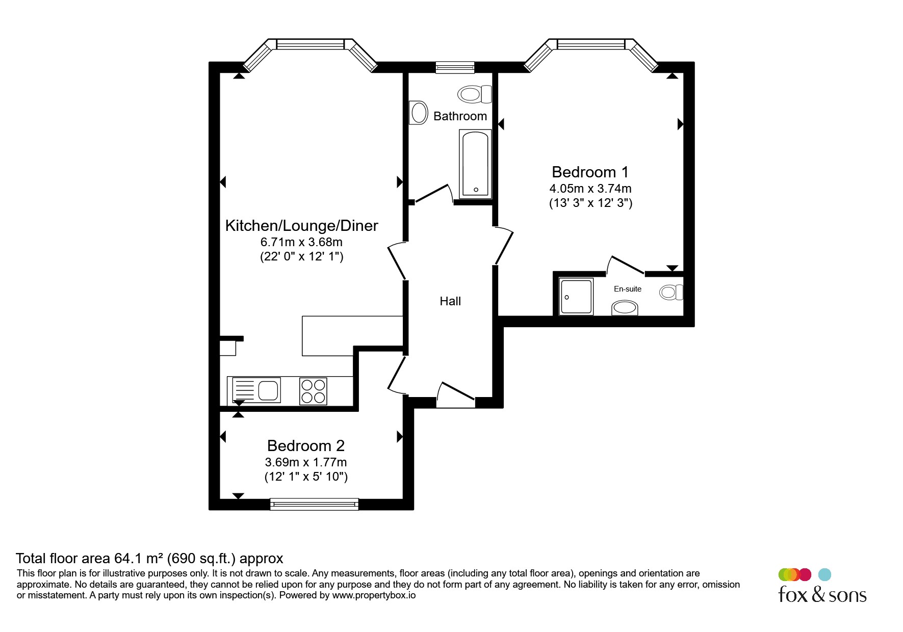 Flat 1, 82, Whitworth Crescent, Southampton floorplan