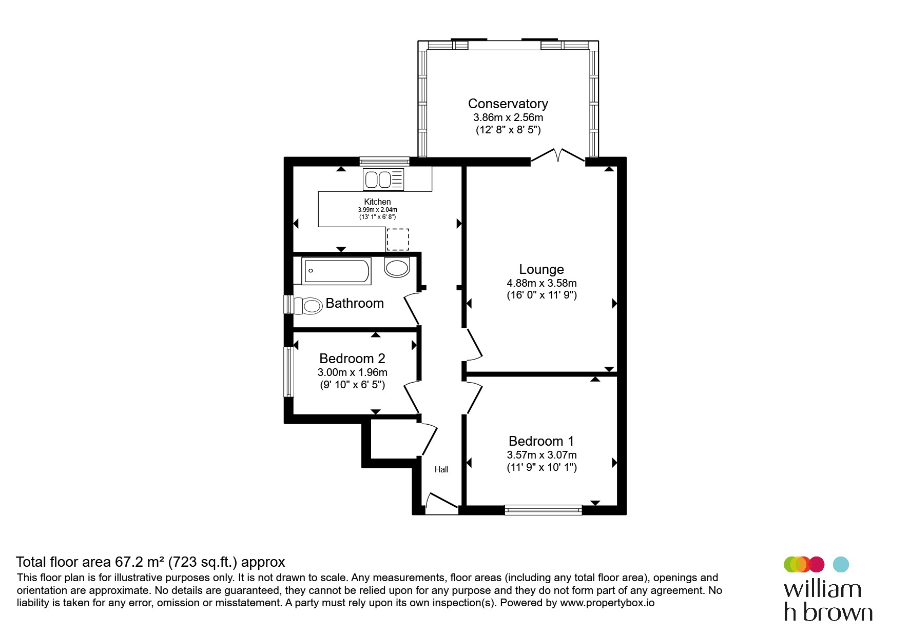 27, Thorp Court, South Green, Dereham floorplan
