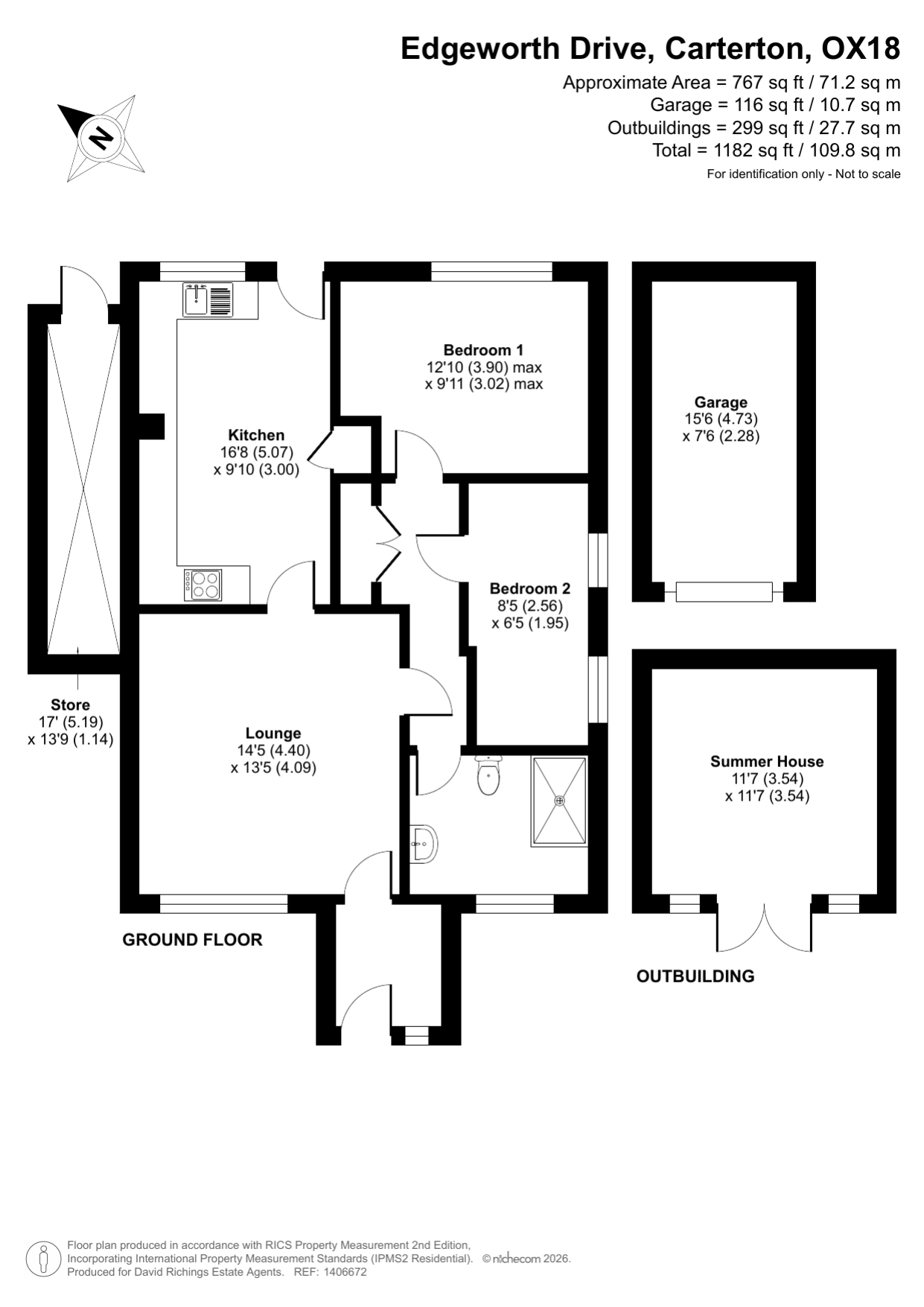 16, Edgeworth Drive, Carterton floorplan