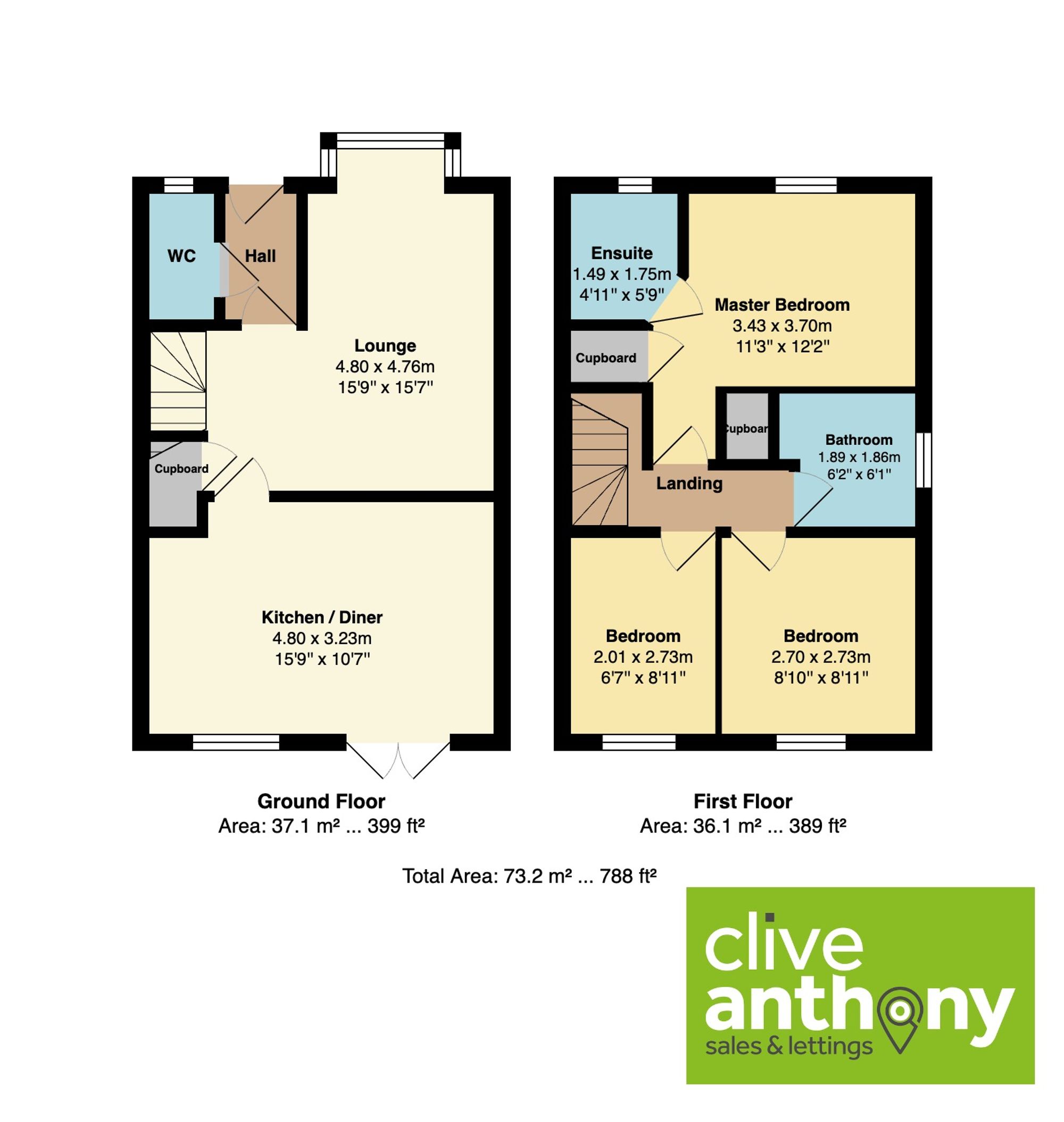 2 Hewer Close, Manchester floorplan