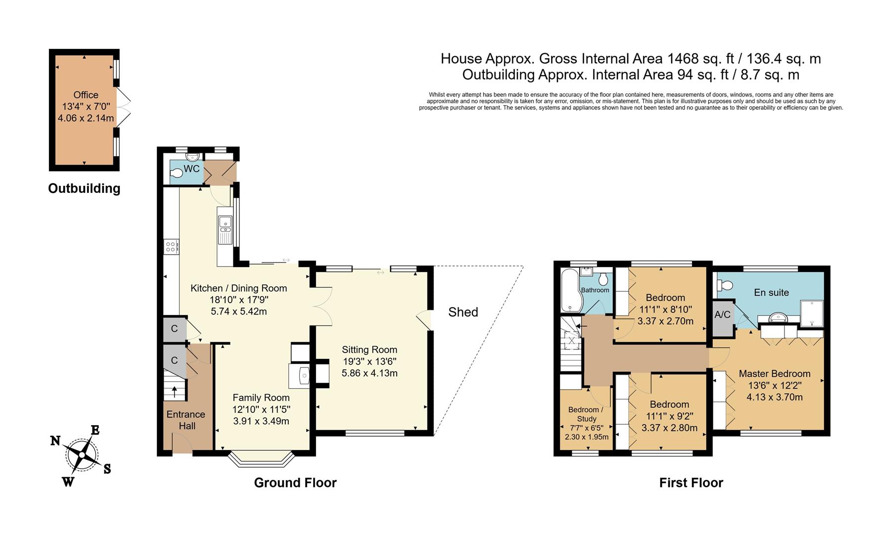 108, Plover Road, Larkfield floorplan