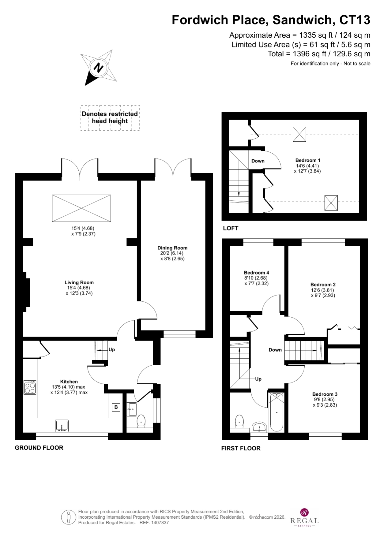45 Fordwich Place, Sandwich floorplan