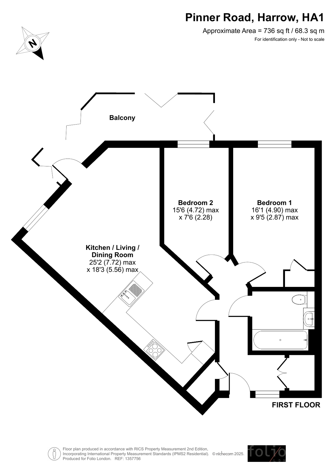 12-22 Pinner Road, Harrow floorplan
