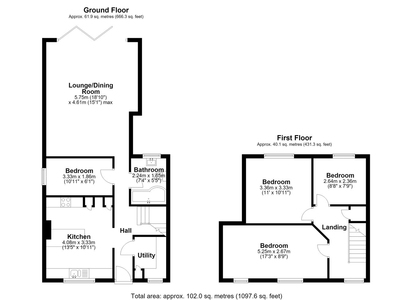 5, Browning Place, Folkestone floorplan