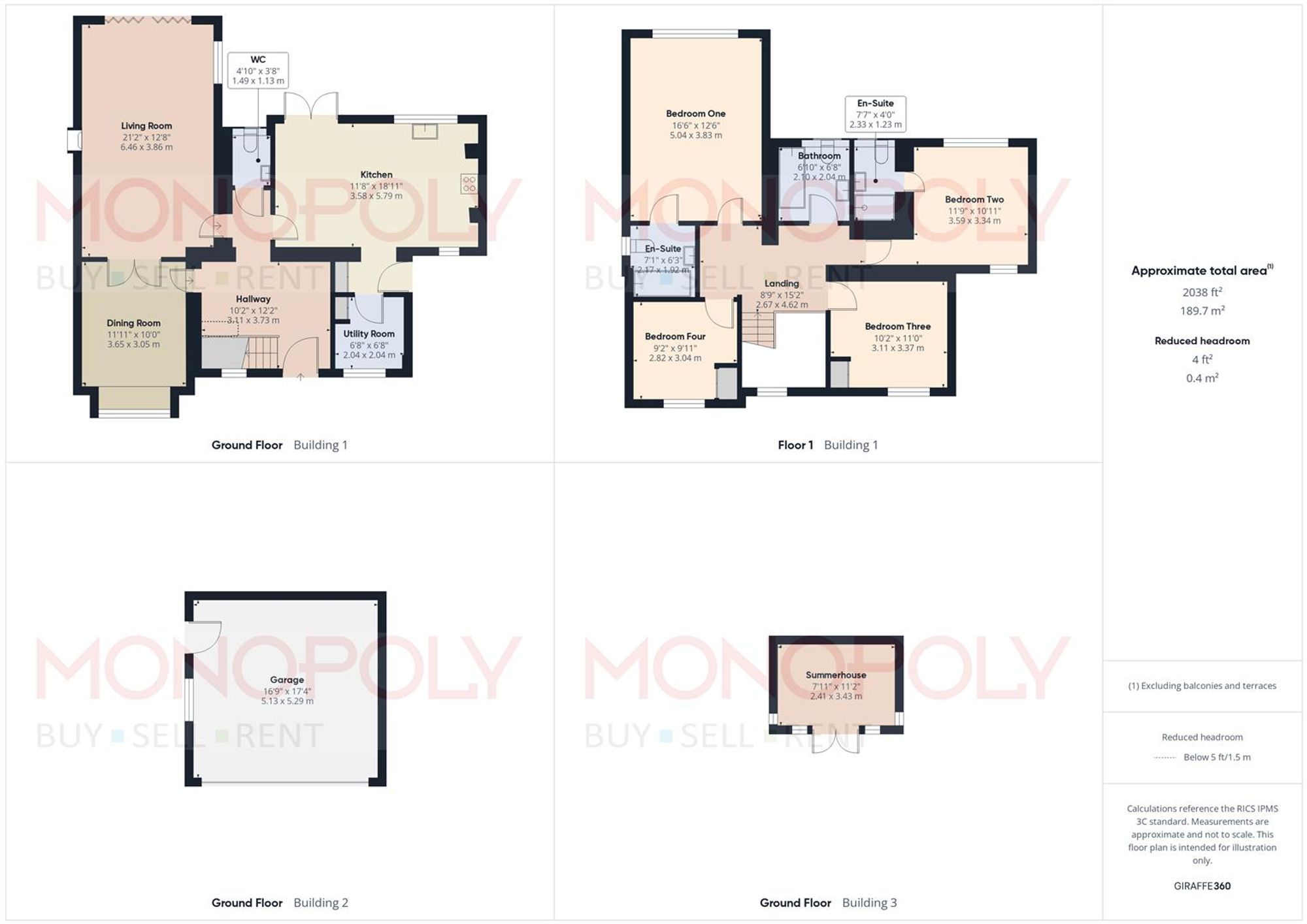Rose Cottage Sherrington Lane, Chester floorplan