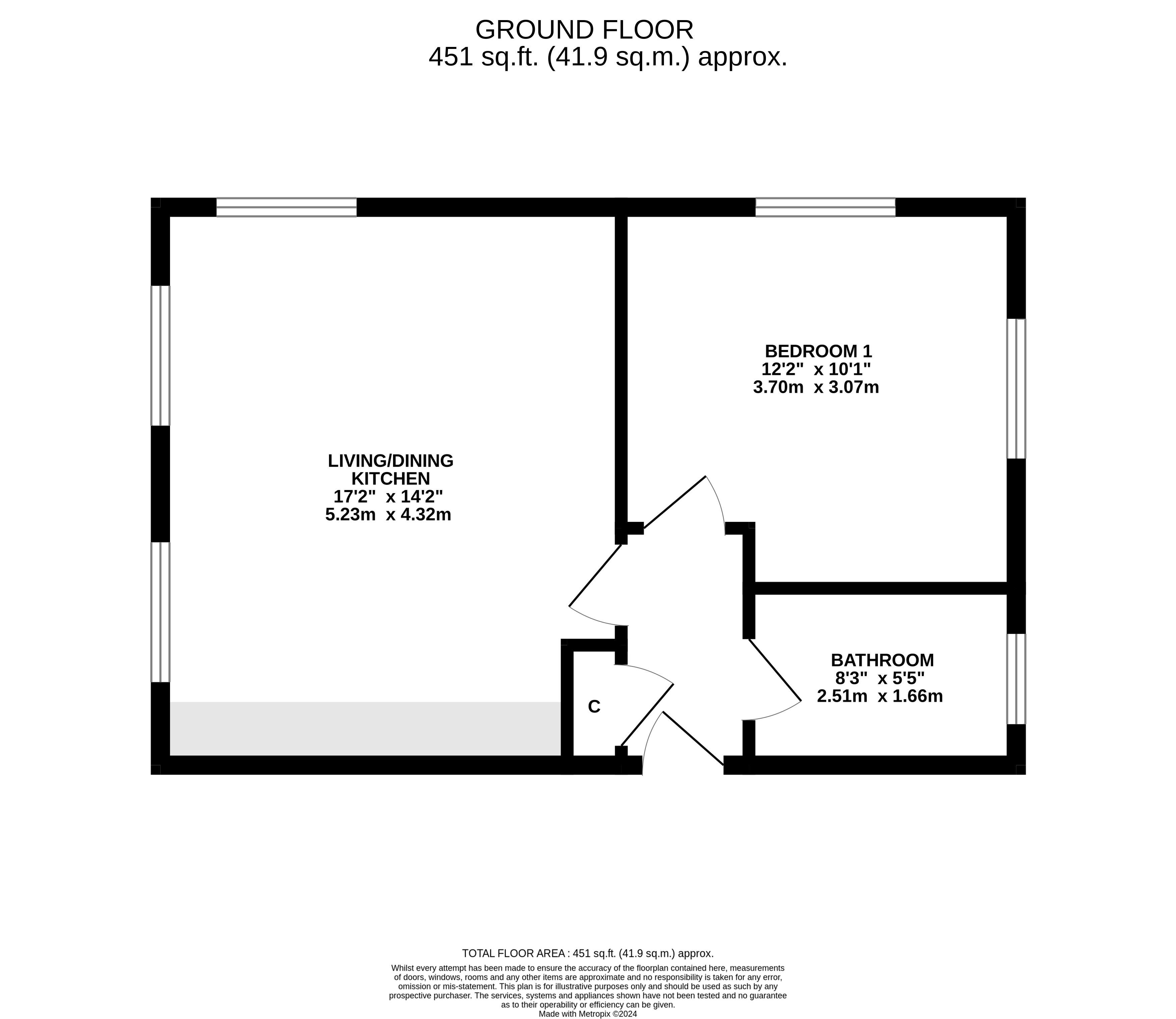 Troy Road, Horsforth, Leeds, West Yorkshire, LS18 floorplan