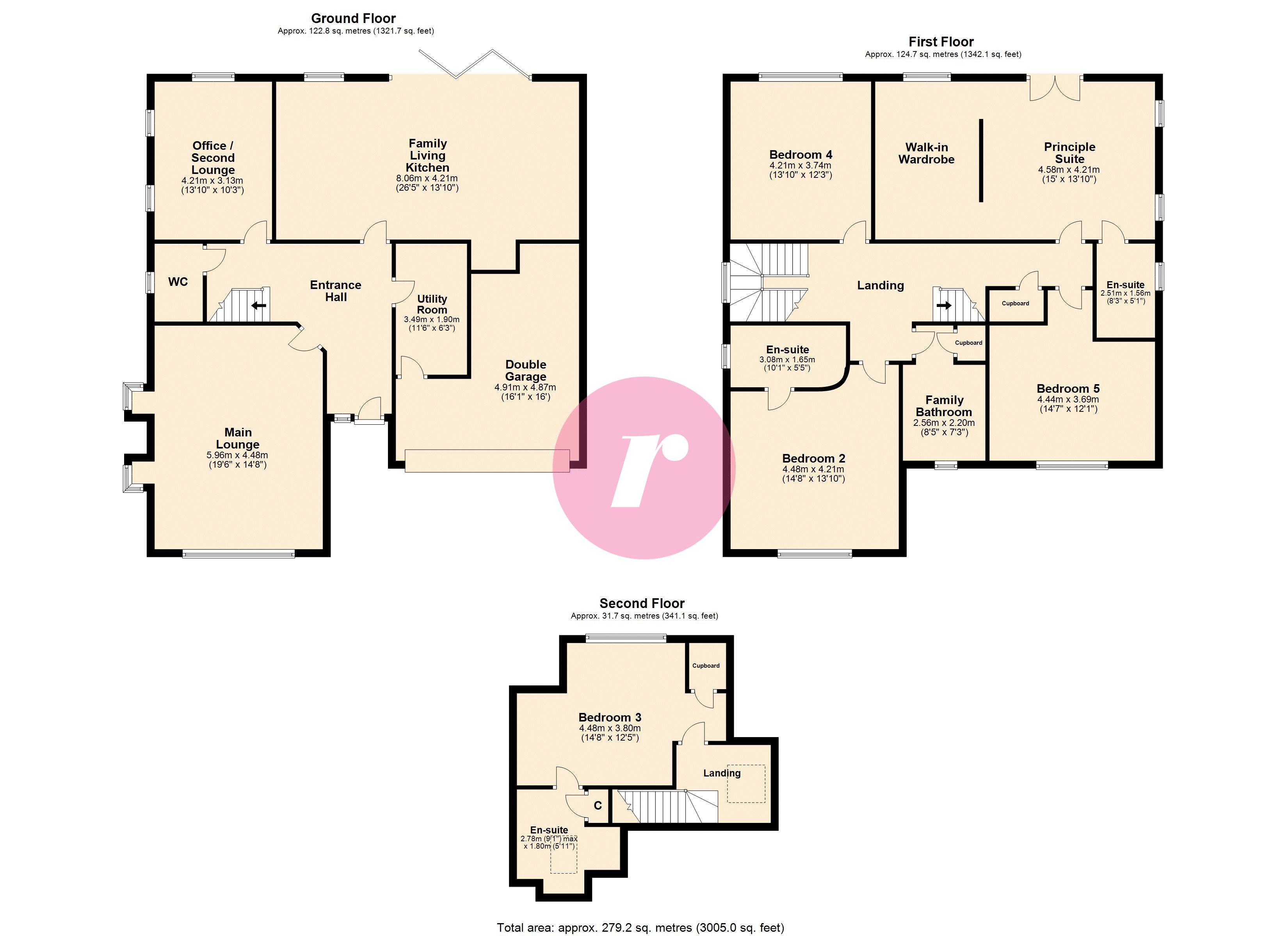 1 Oaklands, Norden Road, Rochdale floorplan