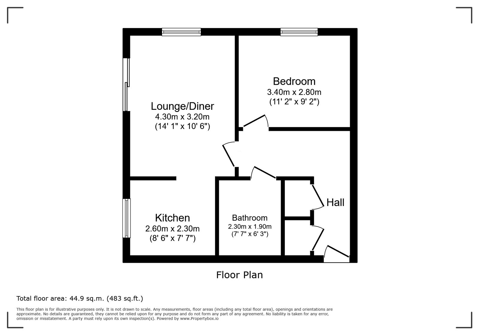 35, Webster Close, Berkshire floorplan